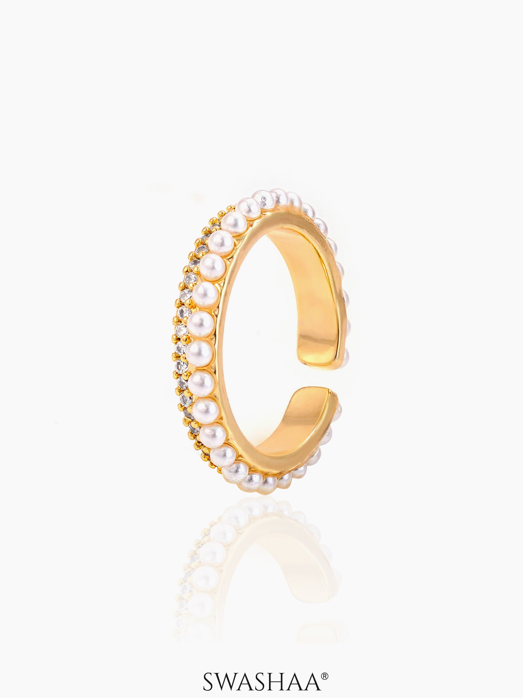 Daarsha 14K Gold Plated Ring Gold