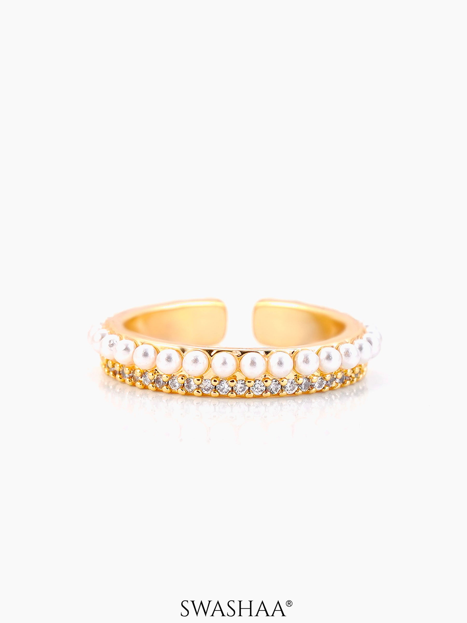 Daarsha 14K Gold Plated Ring