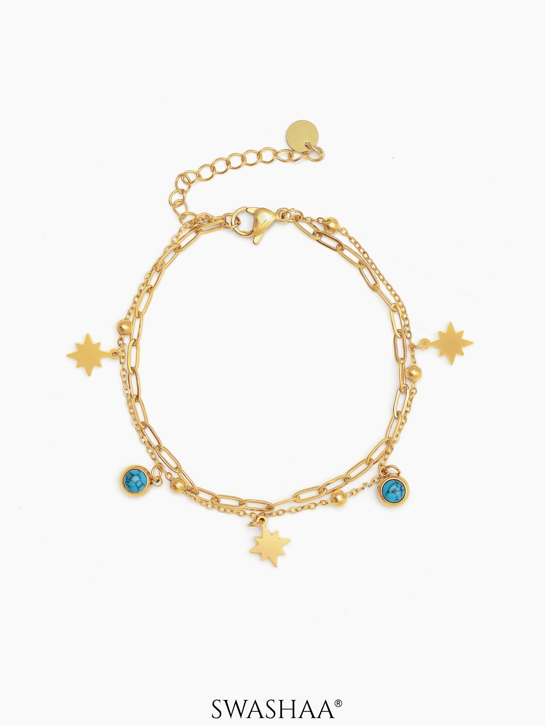 Daaya Star 18K Gold Plated Bracelet Gold