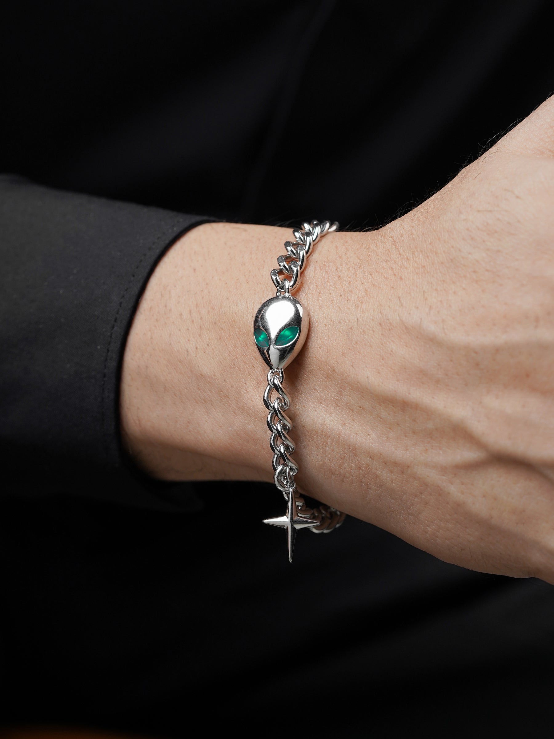 Damiaan Skull Men's Bracelet