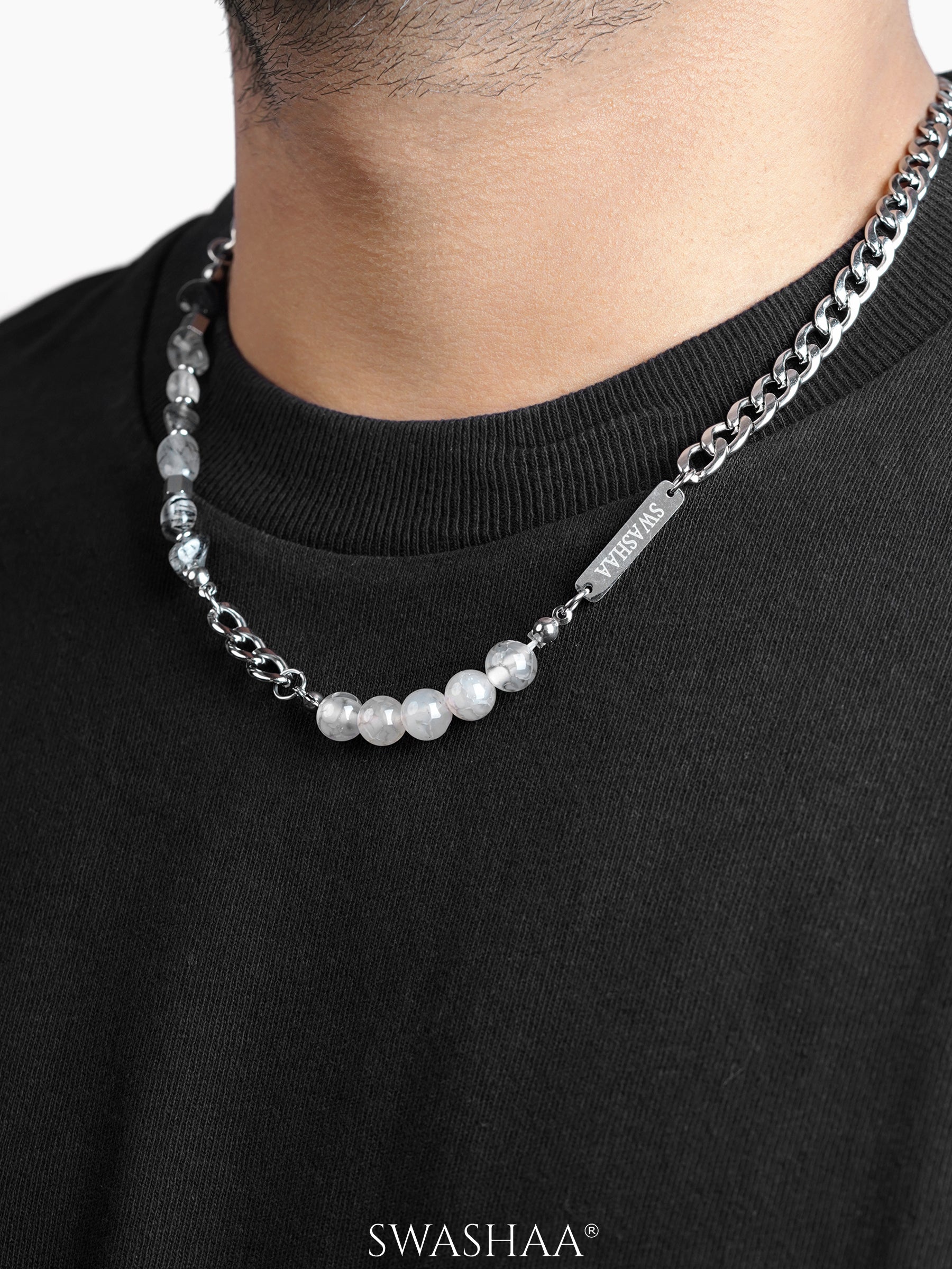 Darin Beaded Link Men's Chain