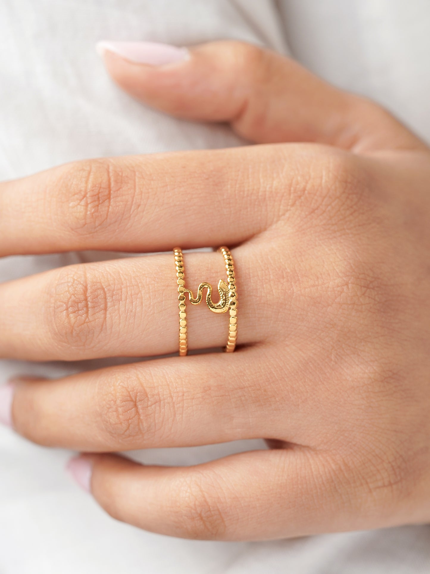 Derry 18K Gold Plated Ring