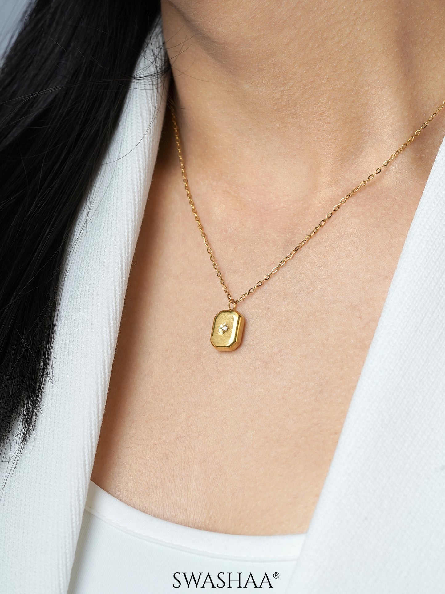 Desma North Star 18K Gold Plated Necklace