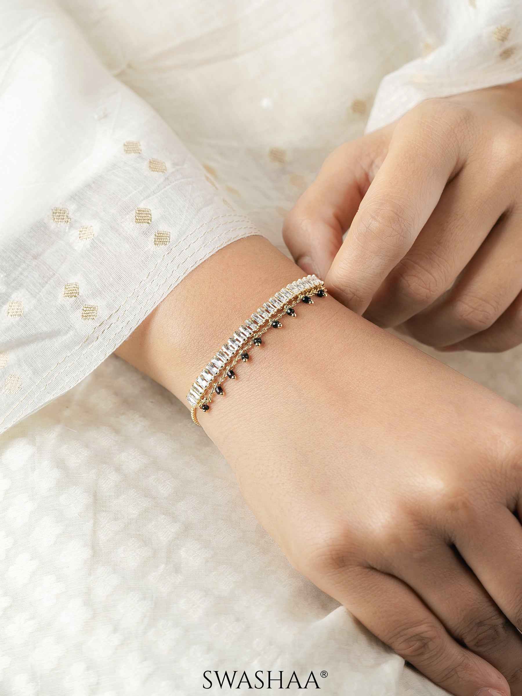 Dia Mangalsutra Bracelet