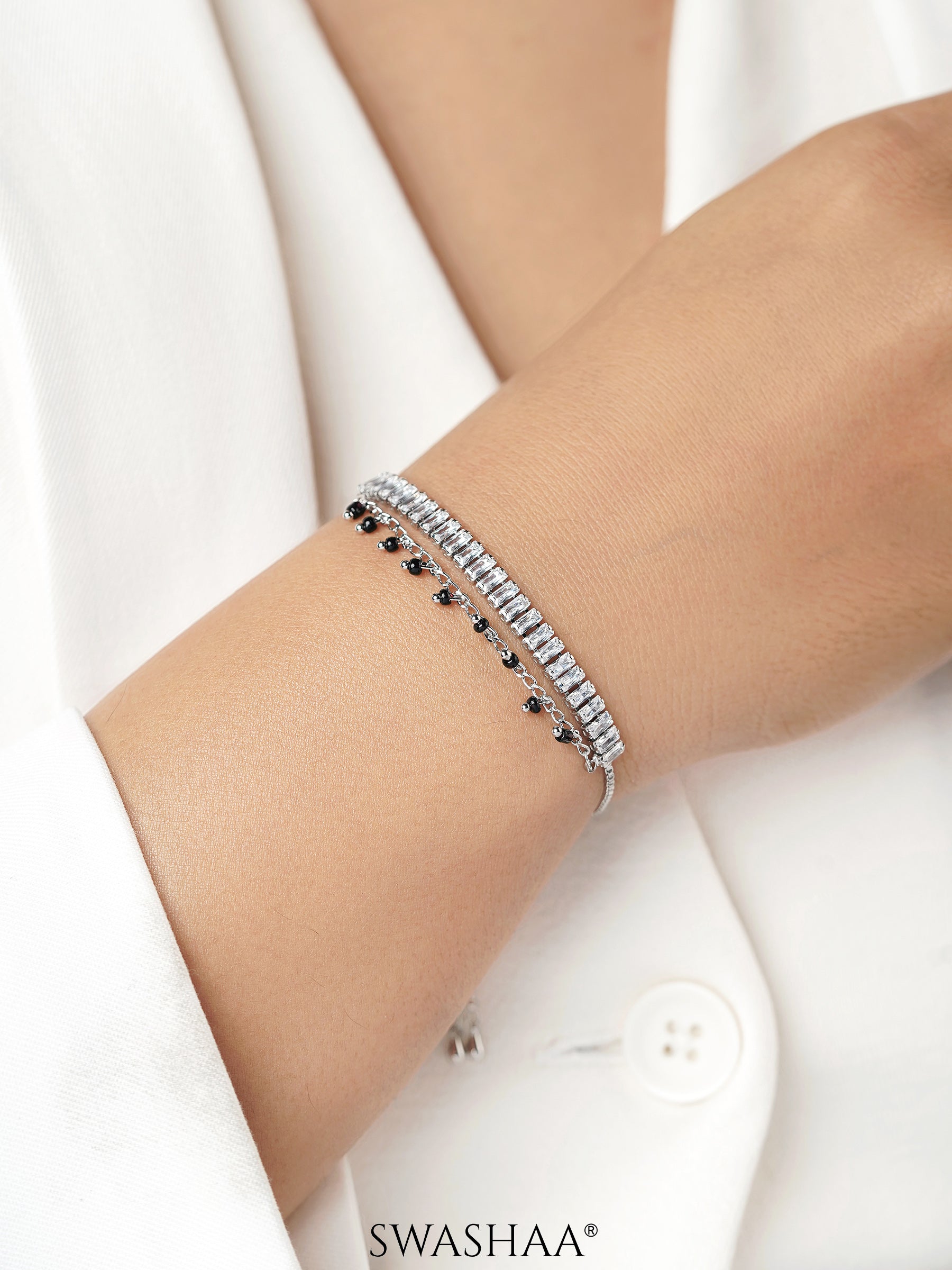 Dia Mangalsutra Bracelet