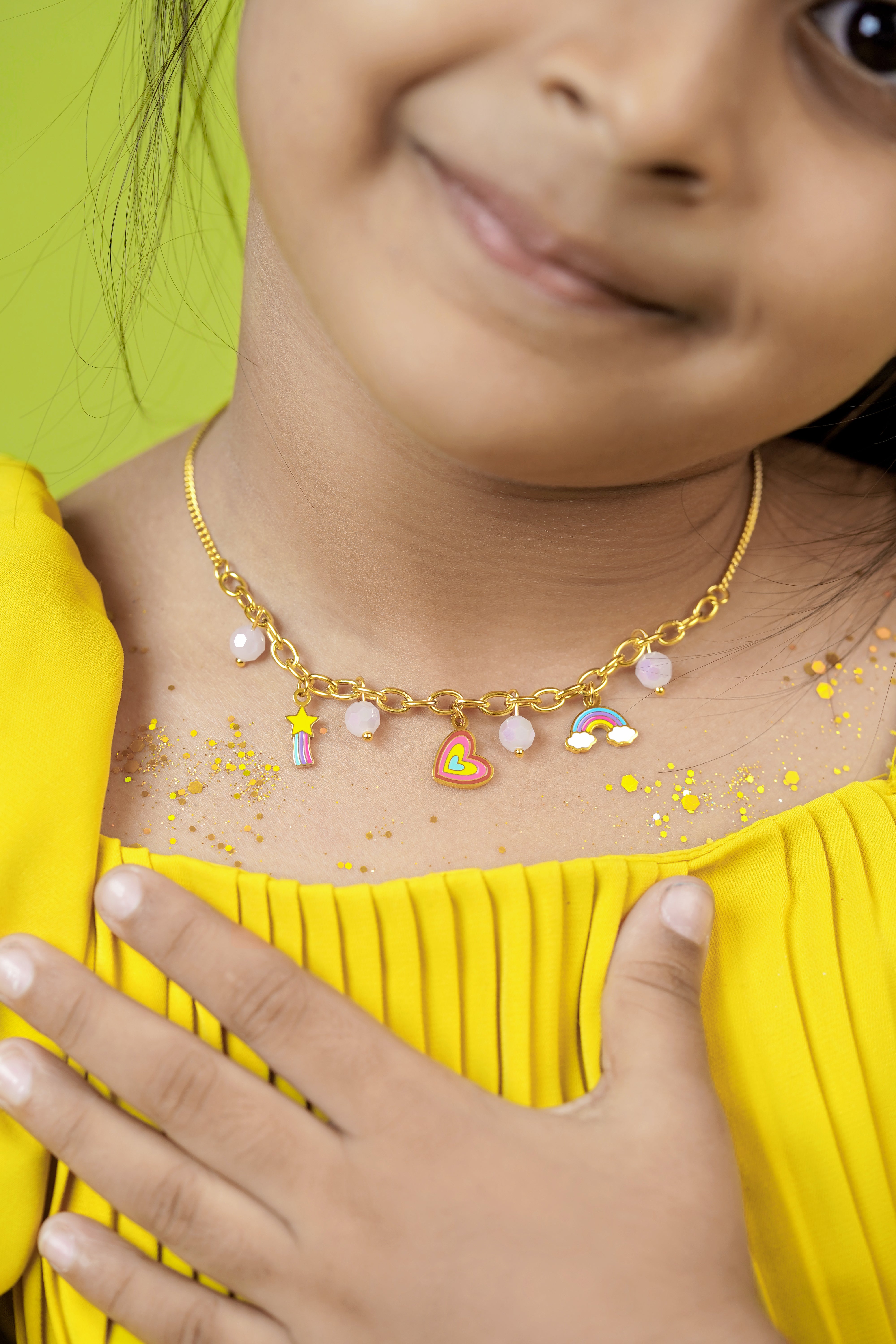 Dora Charms 18K Gold Plated Kid's Necklace