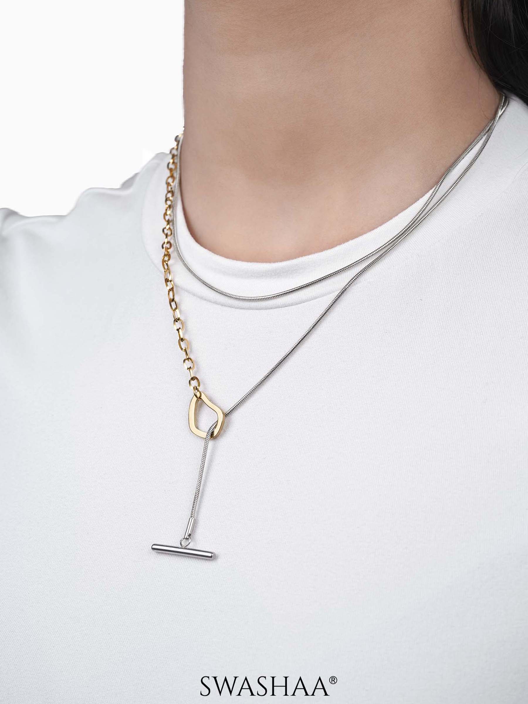 Eira Double Chain Necklace