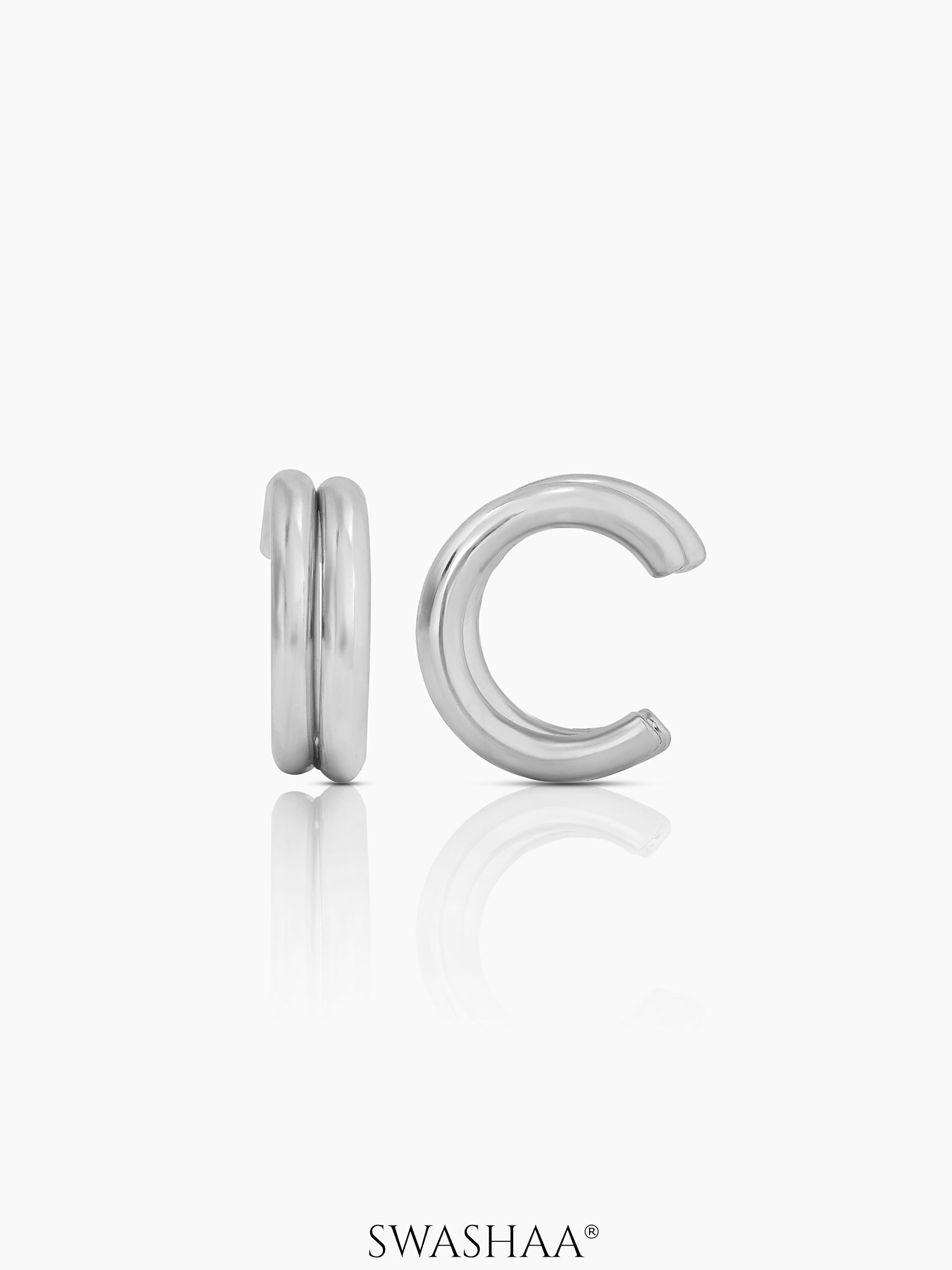 Elan Ear Cuffs Silver