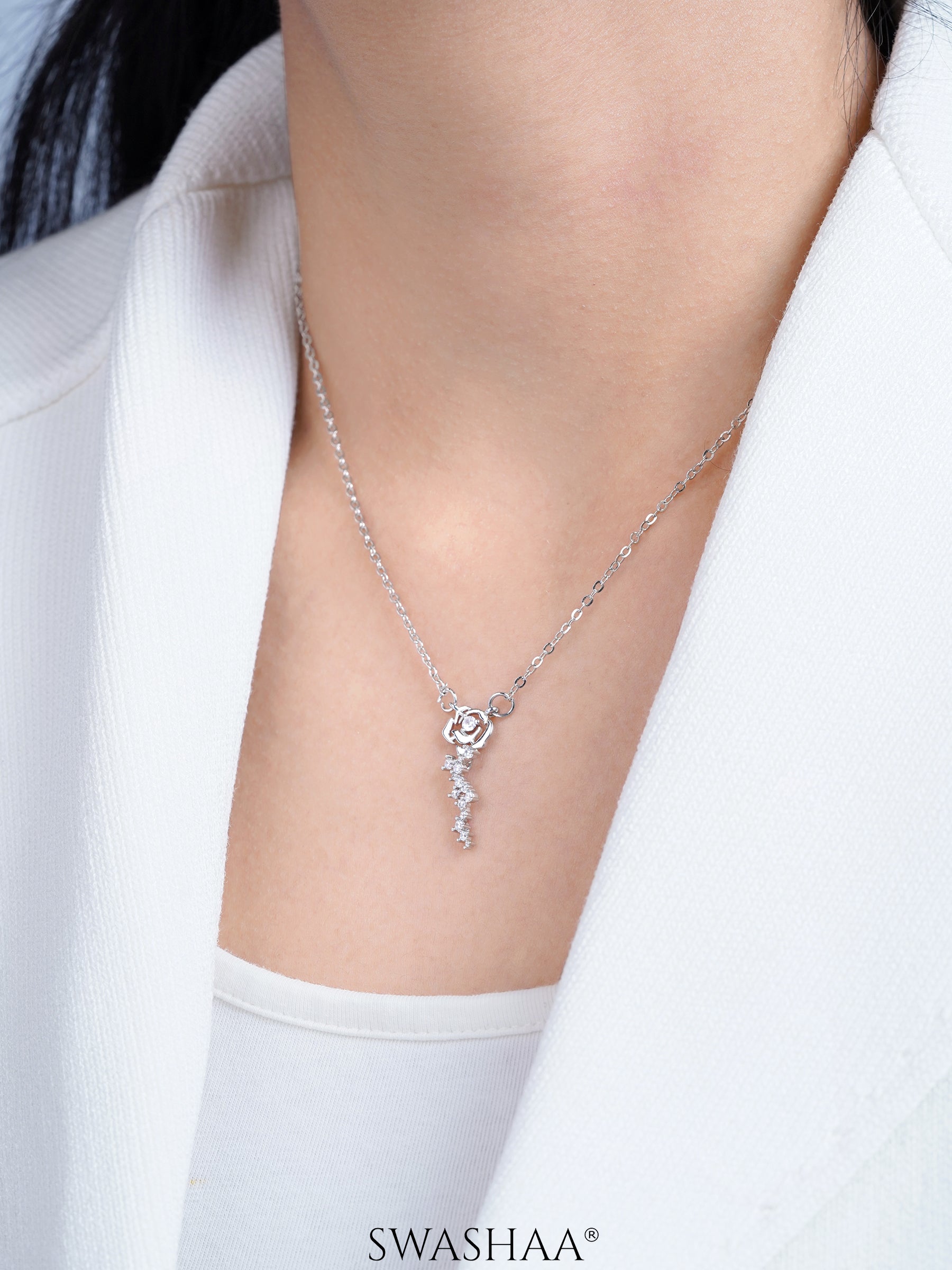 Elaria Blush Vine 18K Gold Plated Necklace