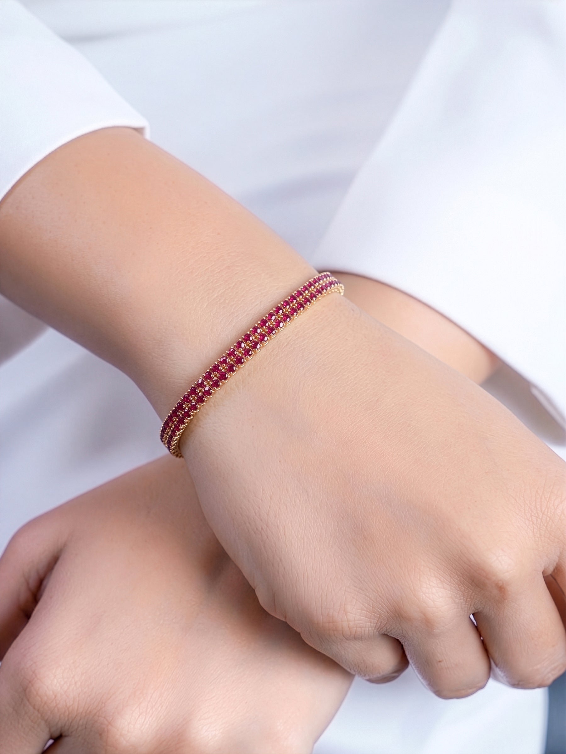 Elvra Diamond Tennis Women's Bracelet