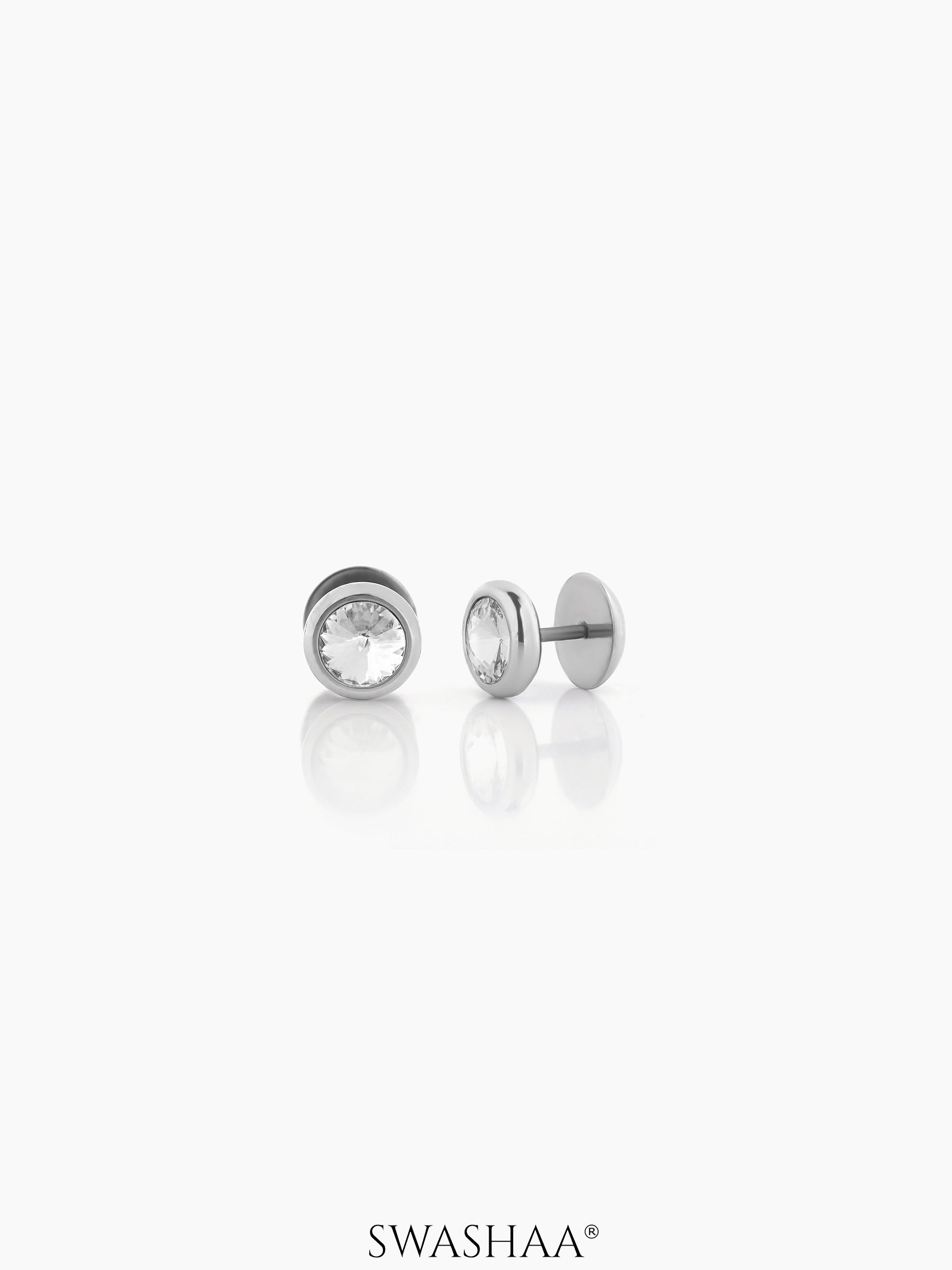 Emo Men's Earrings Silver