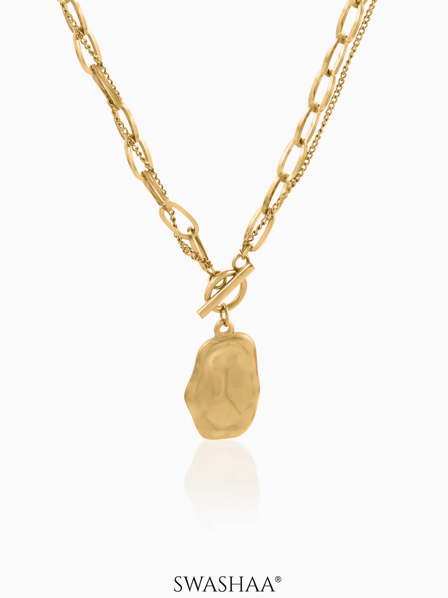 Eshara 18K Gold Plated Necklace Gold