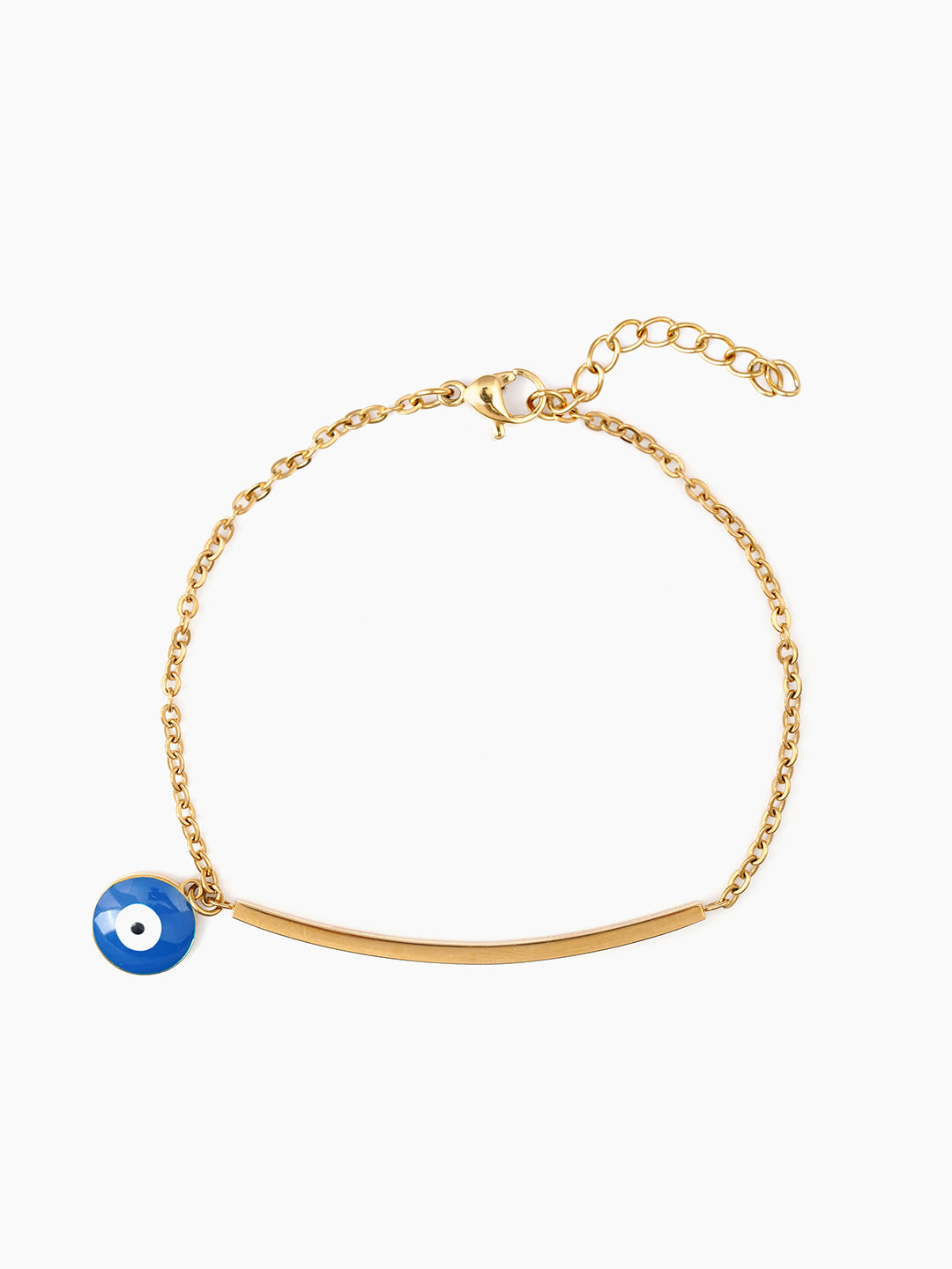 Evil Eye Bar 18K Gold Plated Rakhi Gold