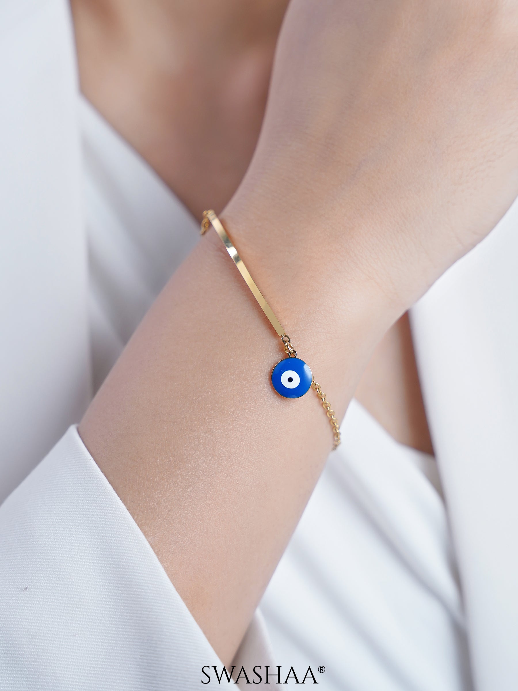 Evil Eye Bar Women's Bracelet