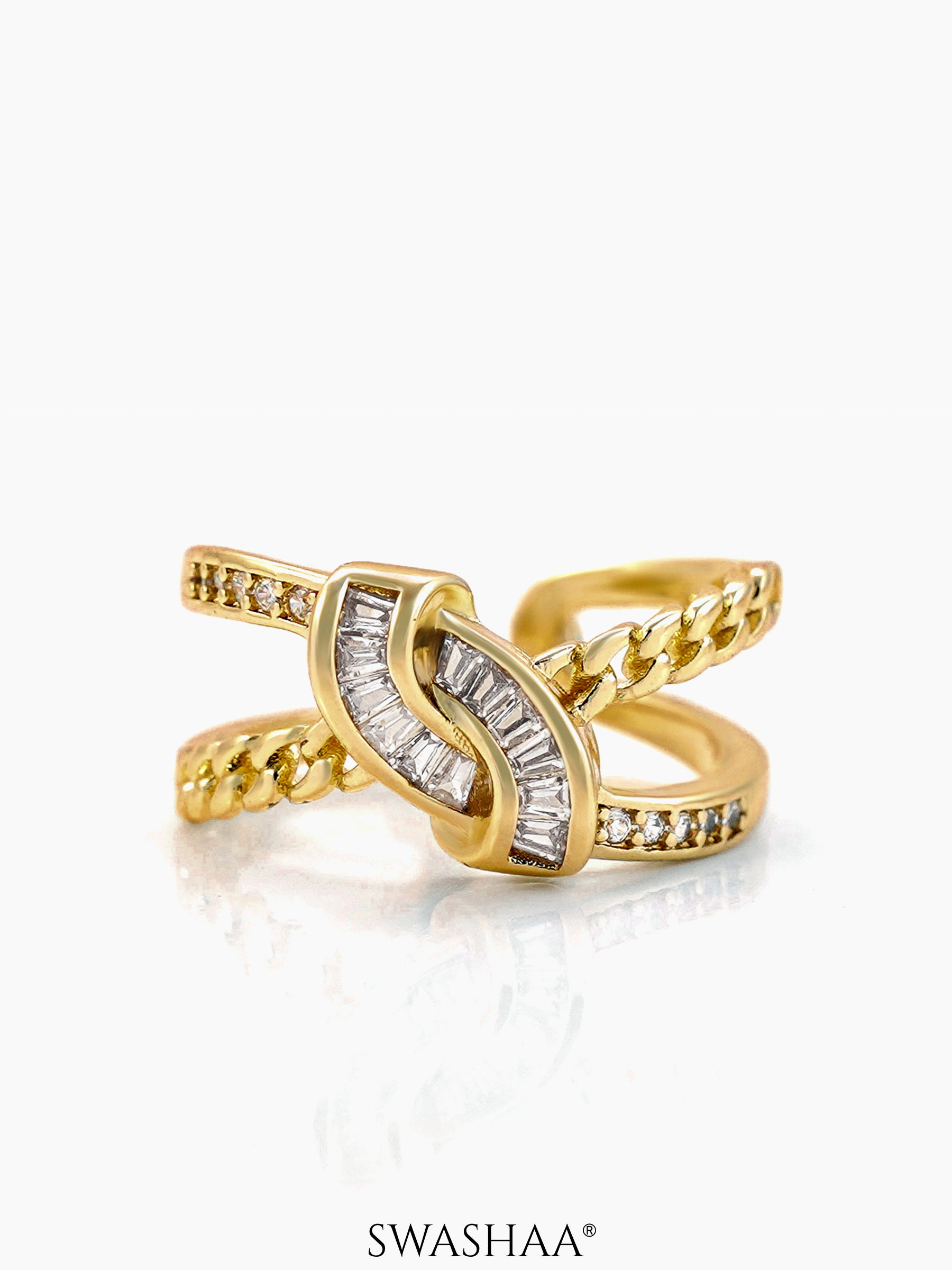 Faith 14K Gold Plated Ring