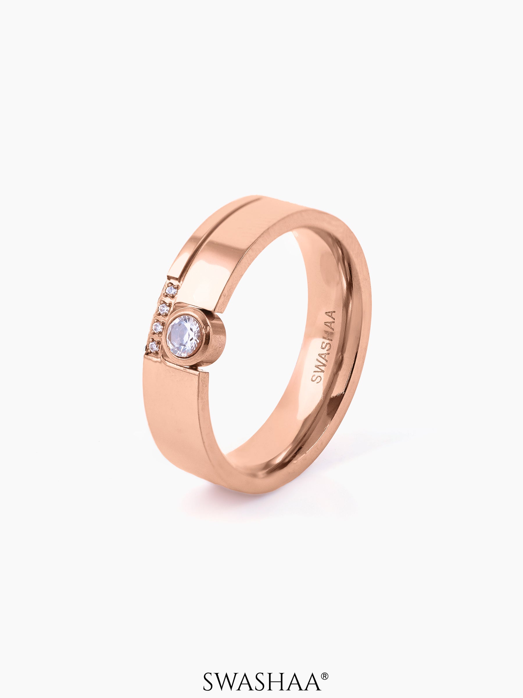 Faizo Rosegold Plated Men's Ring