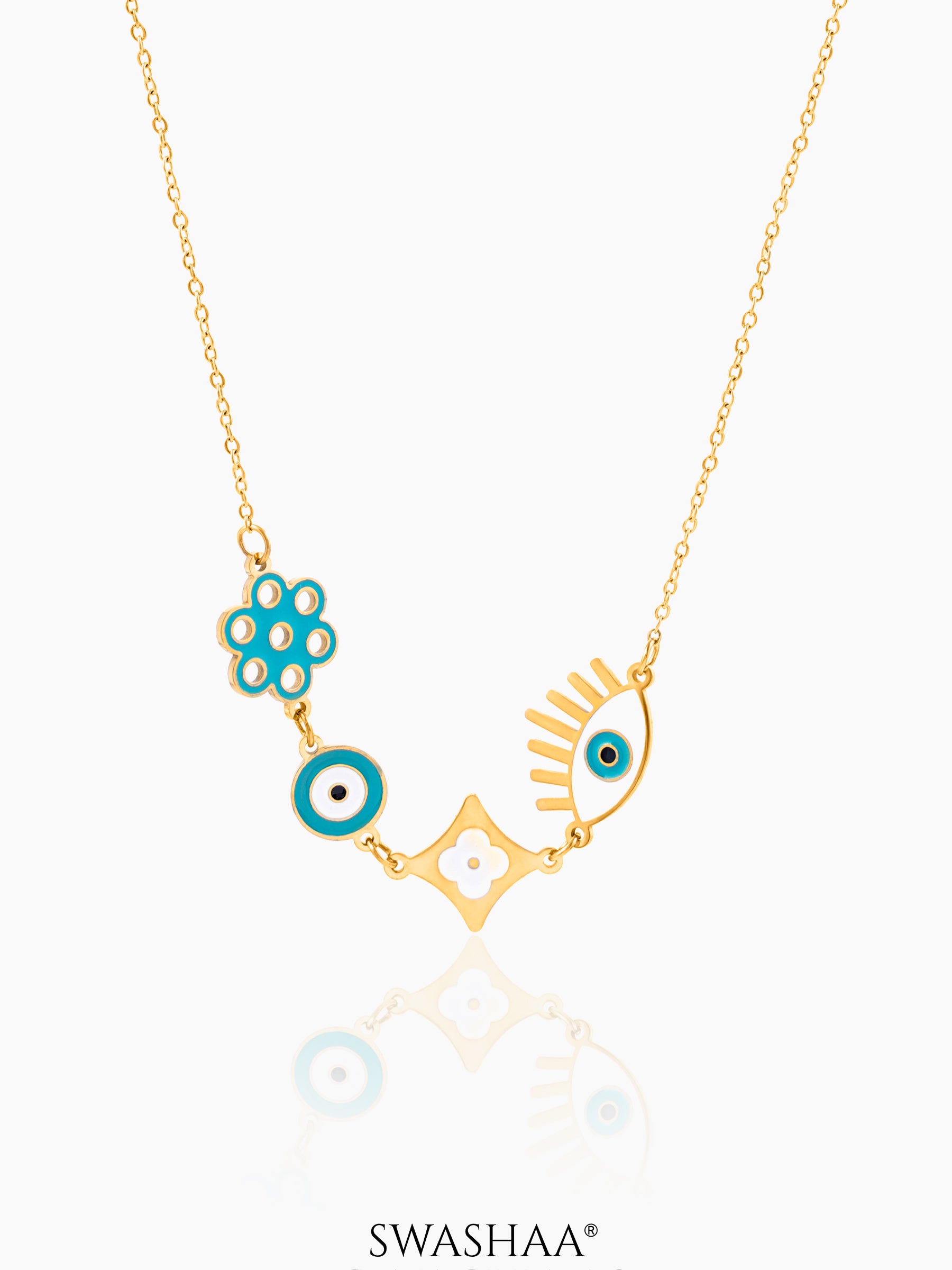 Finno Charms 18K Gold Plated Necklace Gold