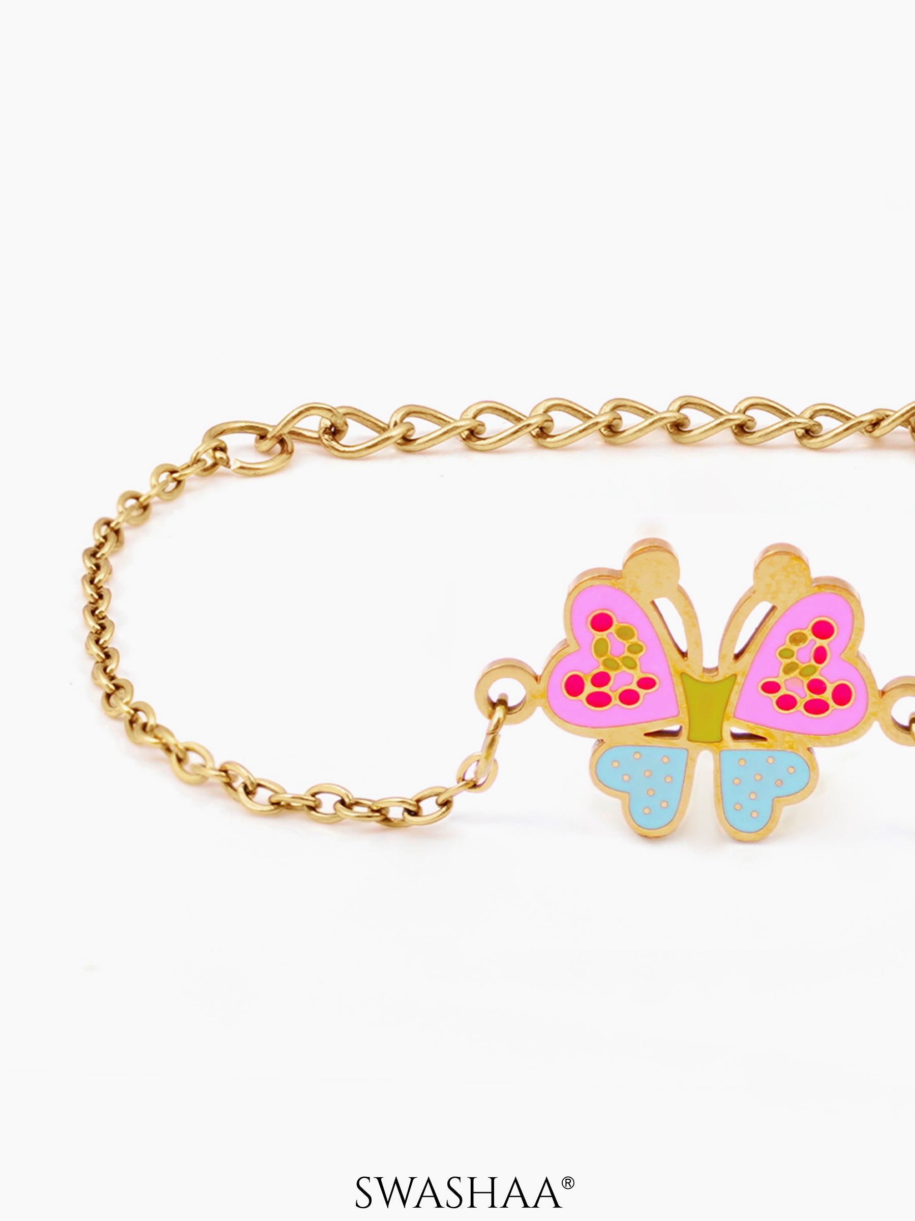Floaty Butterfly 18K Gold Plated Kid's Bracelet
