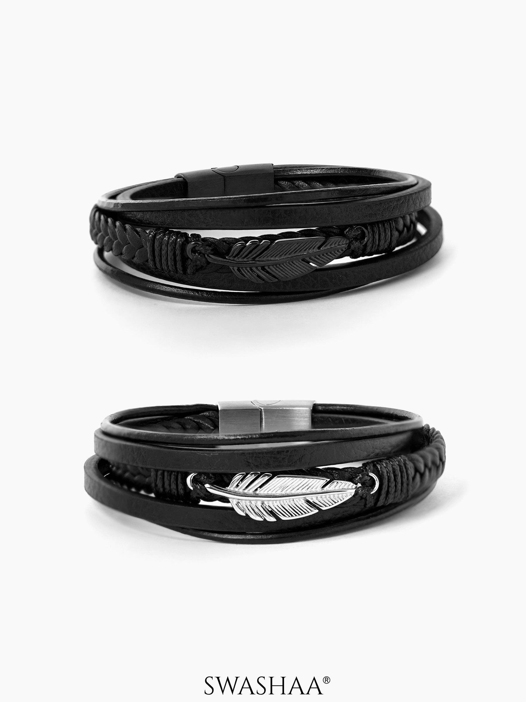 Floki Men's Leather Bracelet