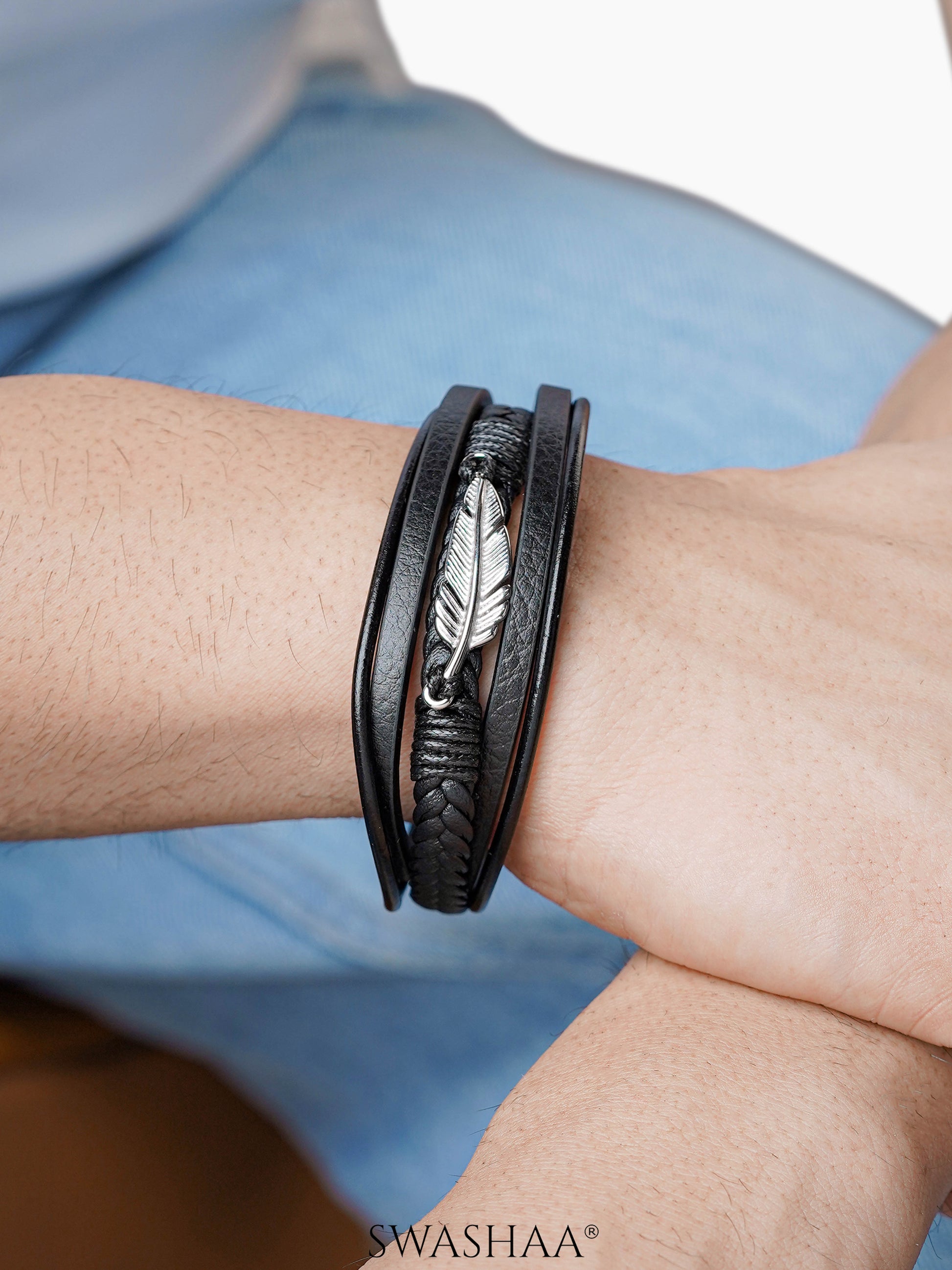 Floki Men's Leather Bracelet