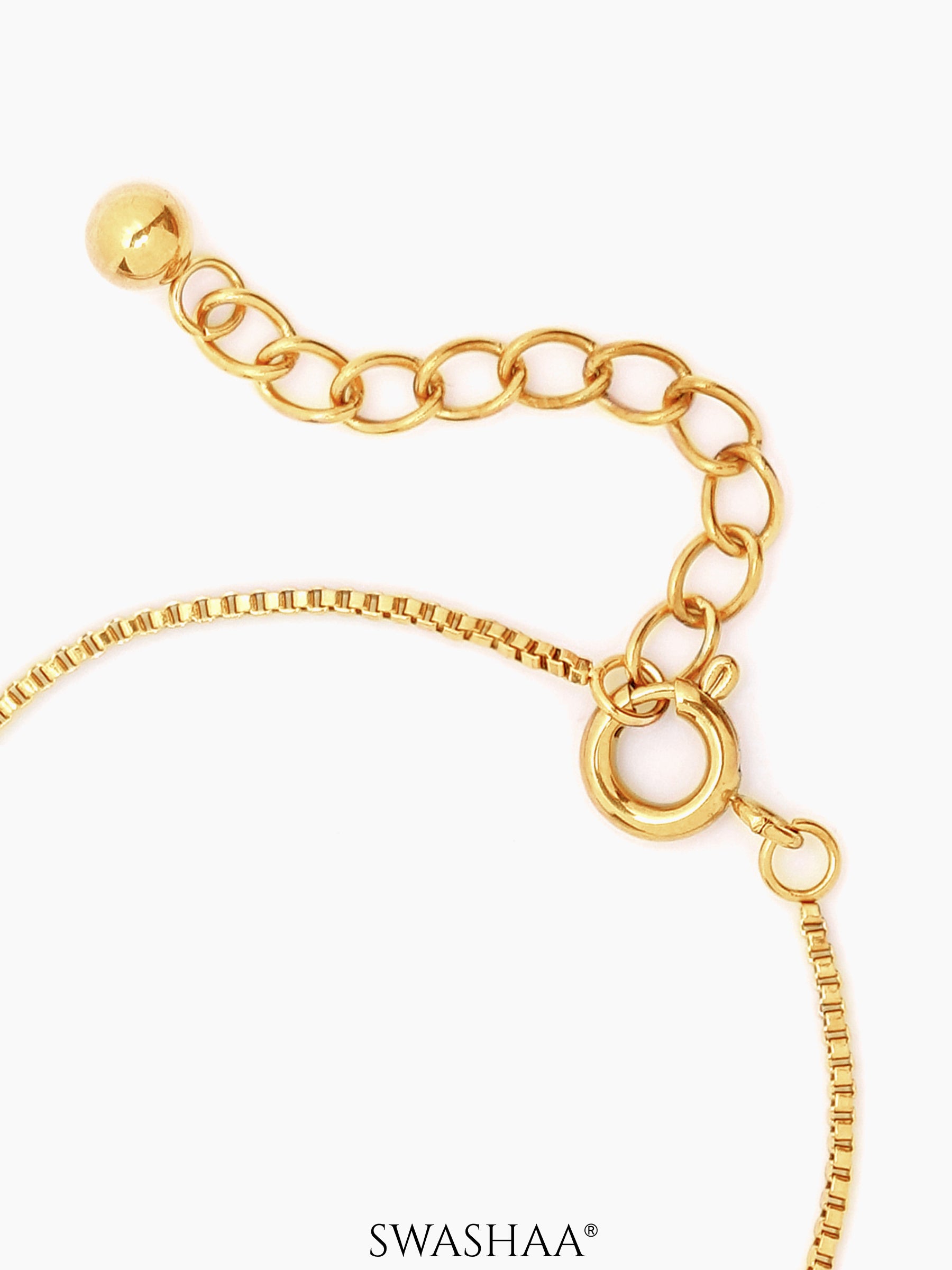 Fluffy Bunny 18K Gold Plated Kid's Bracelet