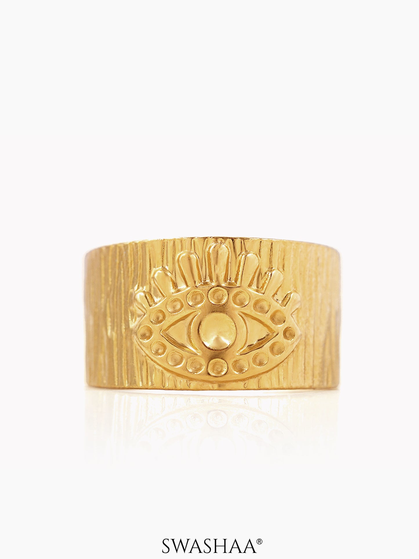 Frost Eye 18K Gold Plated Ring Gold