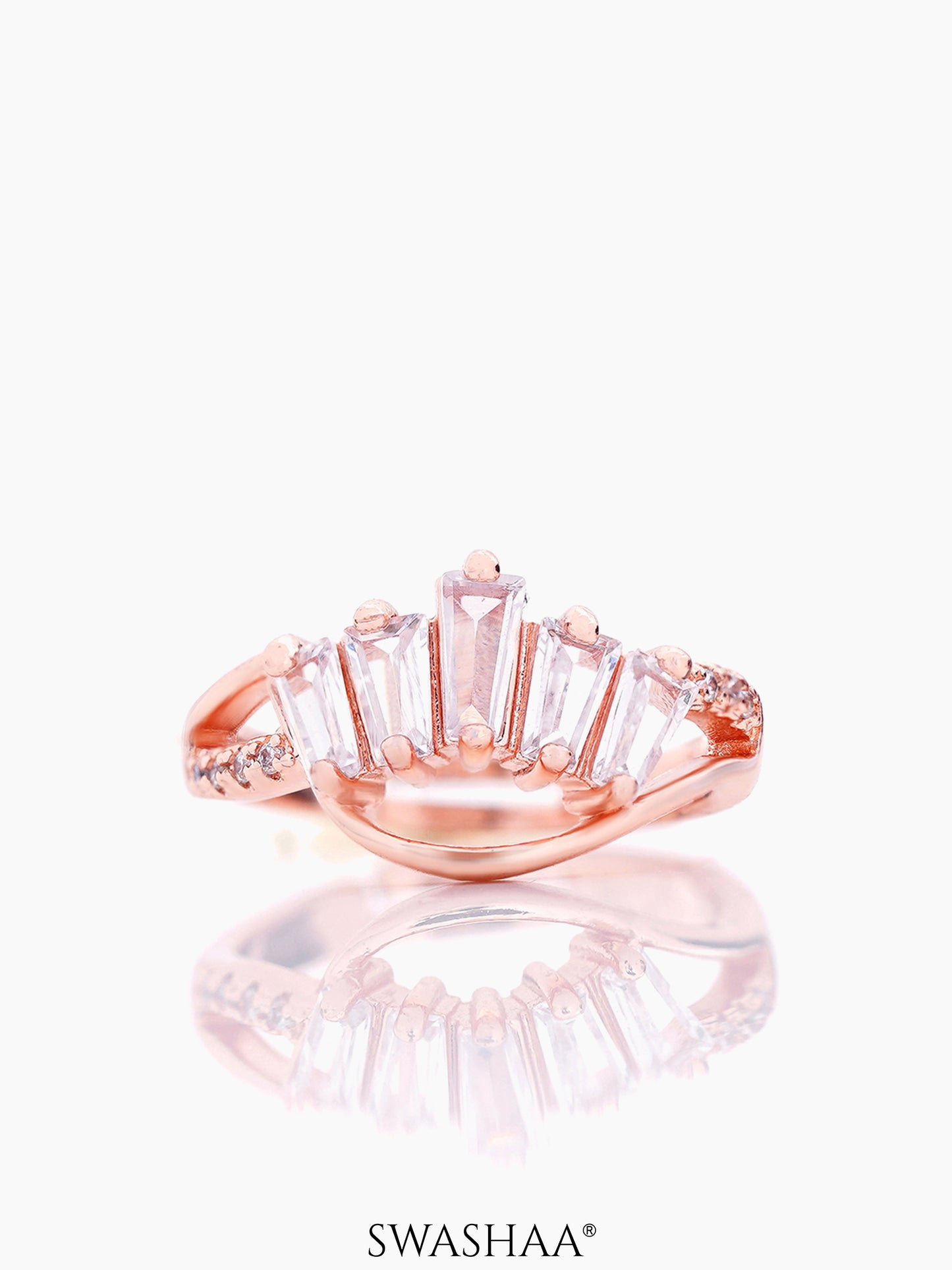 Gal Rosegold Plated Ring Rosegold