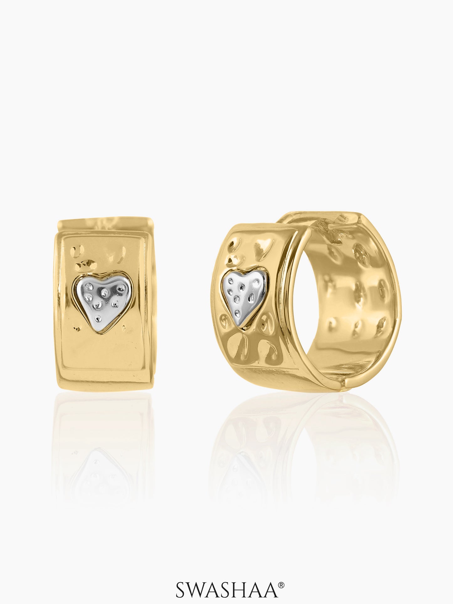 Garnail 18K Gold Plated Hoop Earrings Gold