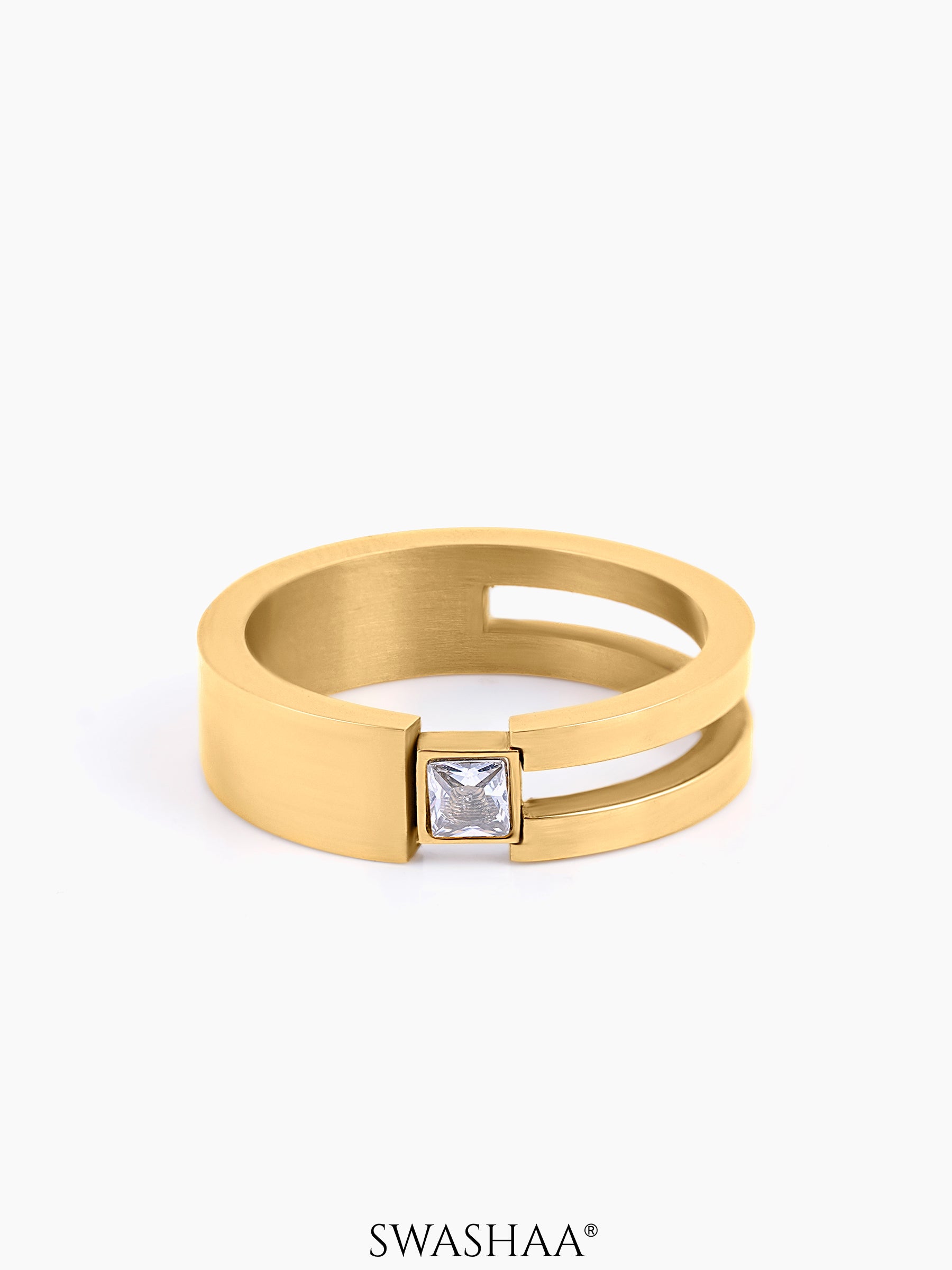 Geraad 18K Gold Plated Men's Ring Gold