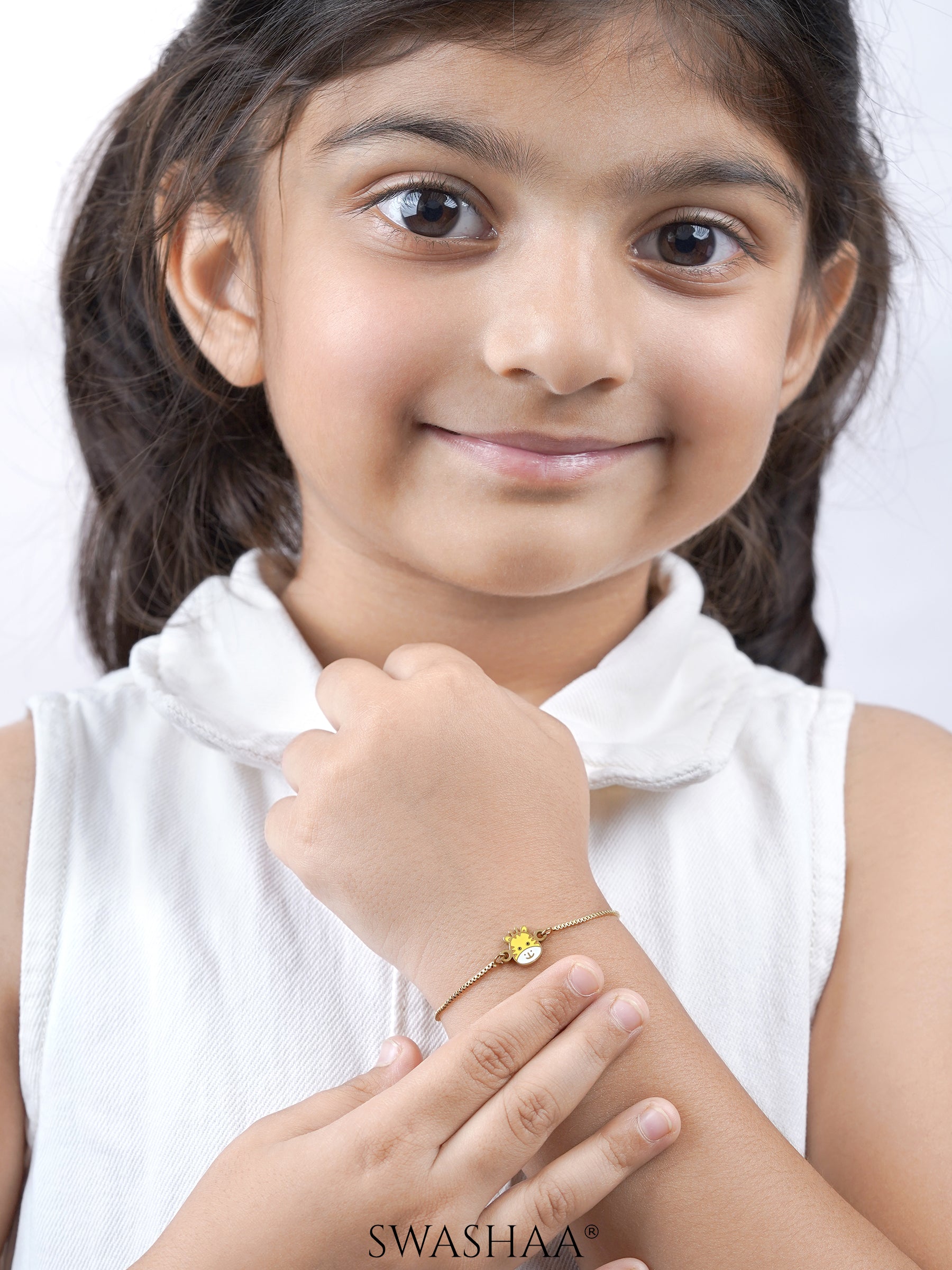 Gigi Giraffe 18K Gold Plated Kid's Bracelet