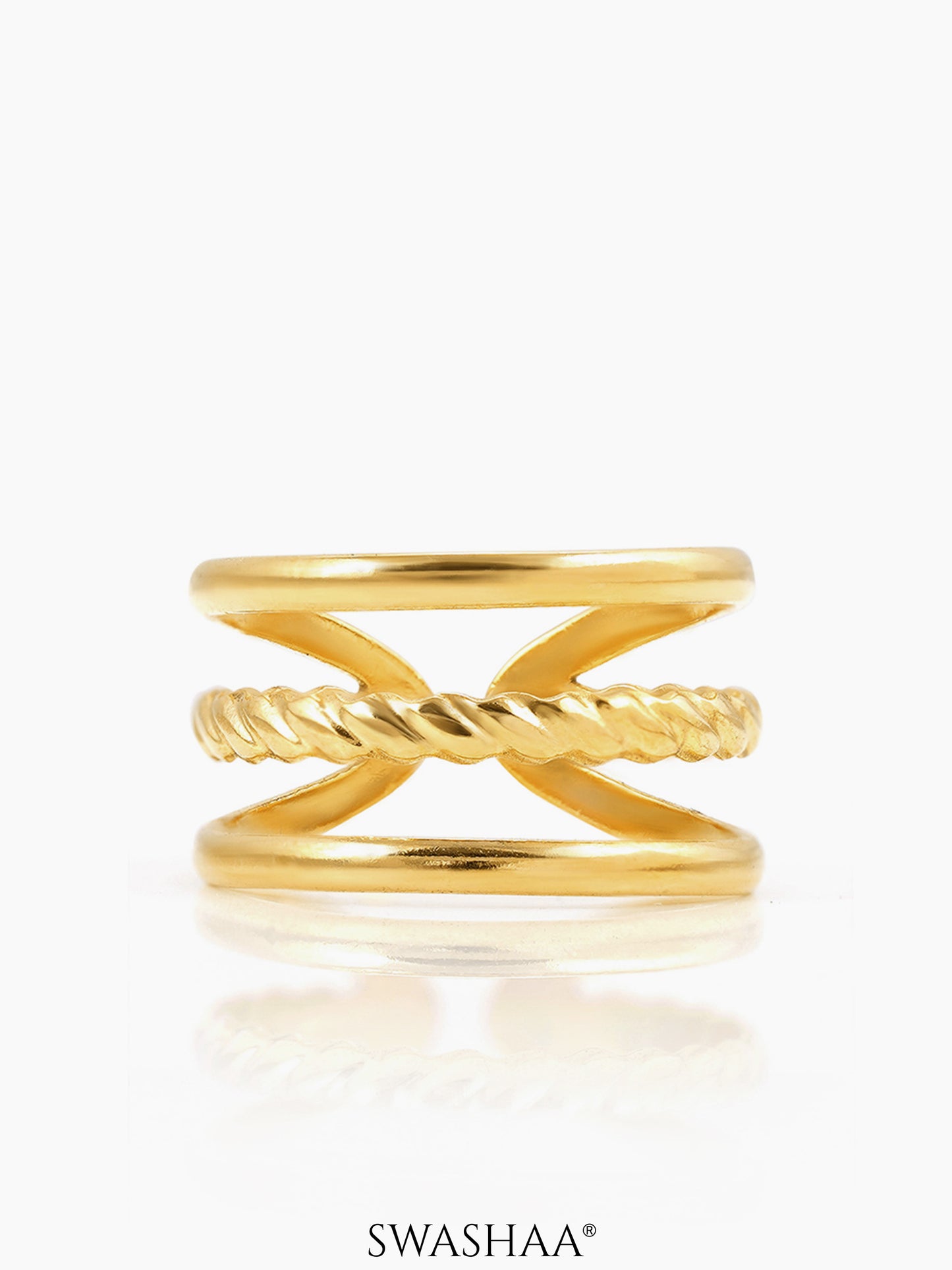 Gigi 18K Gold Plated Ring Gold