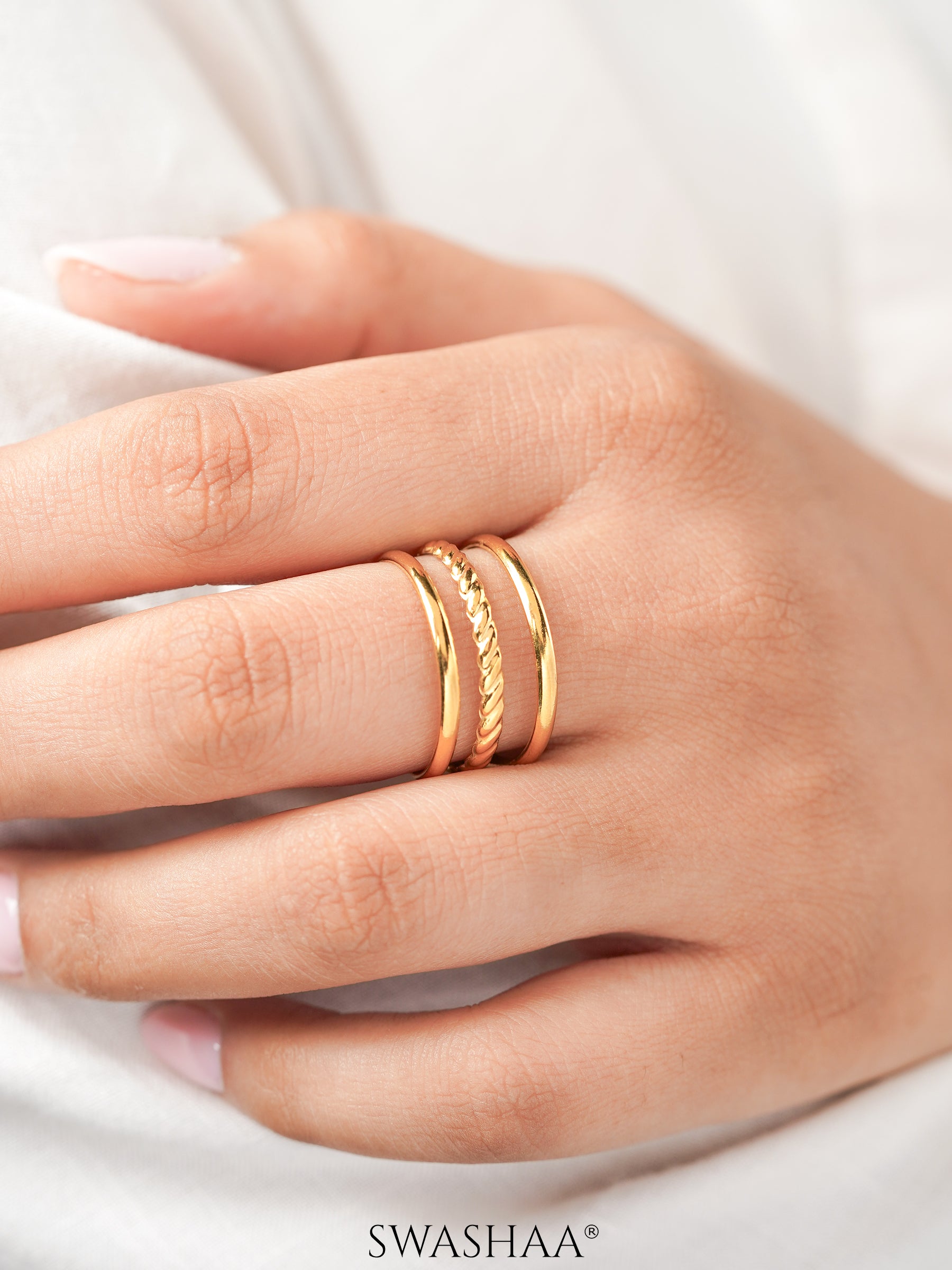 Gigi 18K Gold Plated Ring