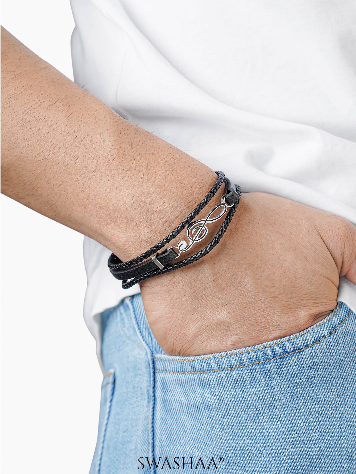 Gilbert Men's Leather Bracelet
