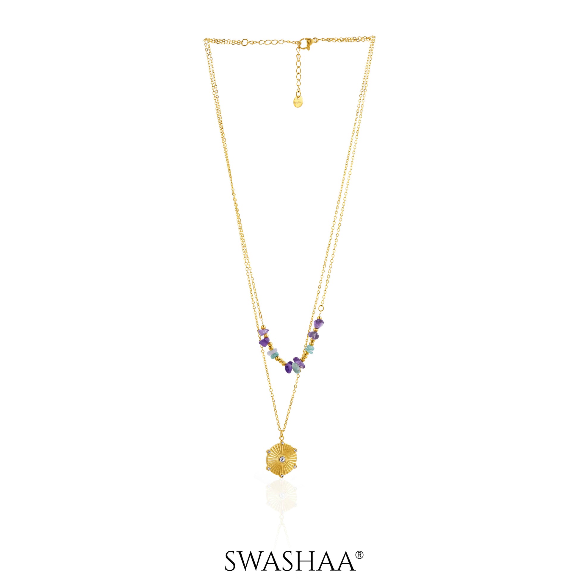 Serina Layered 18K Gold Plated Necklace