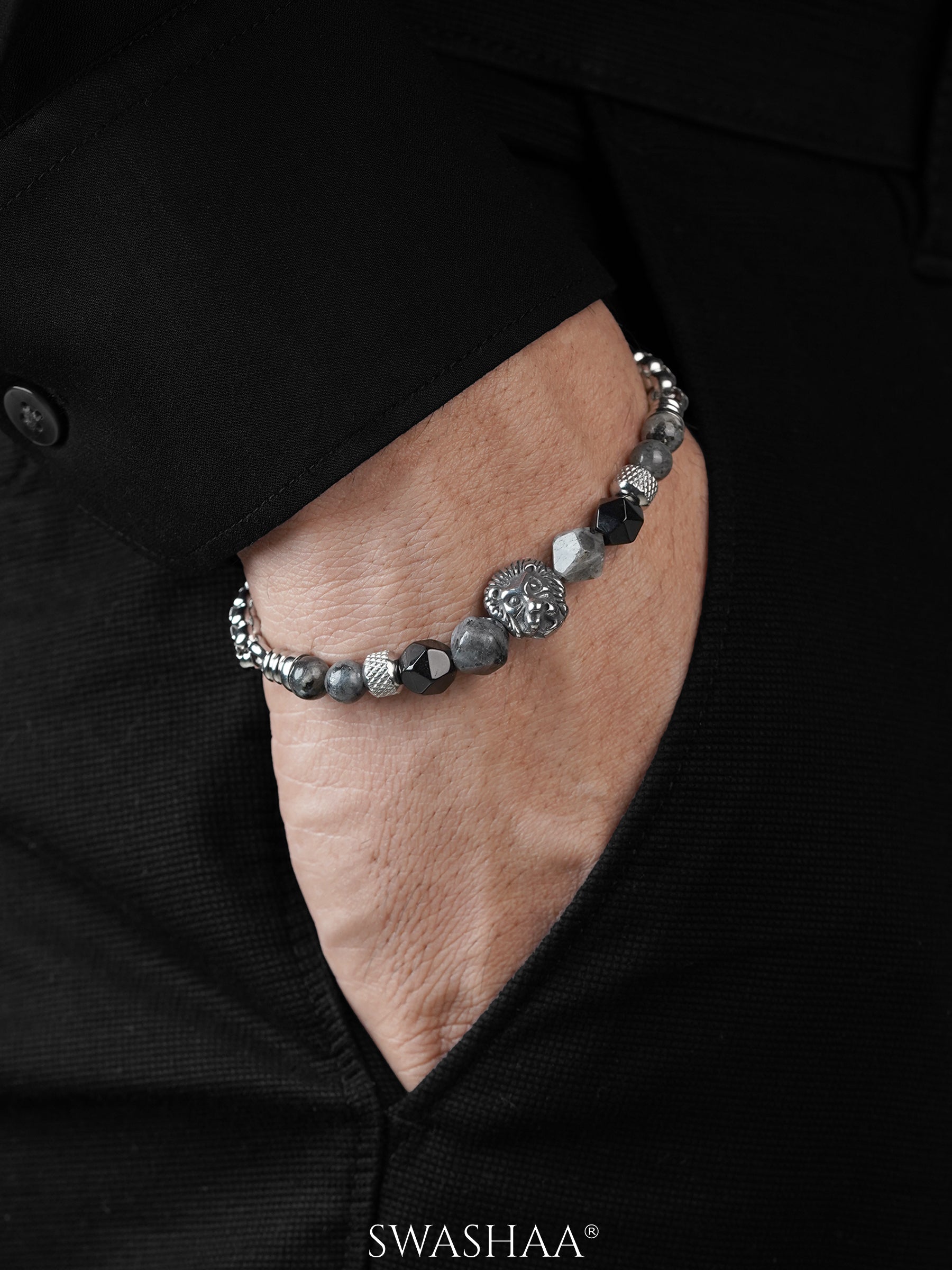 Harrisson Men's Beaded Bracelet