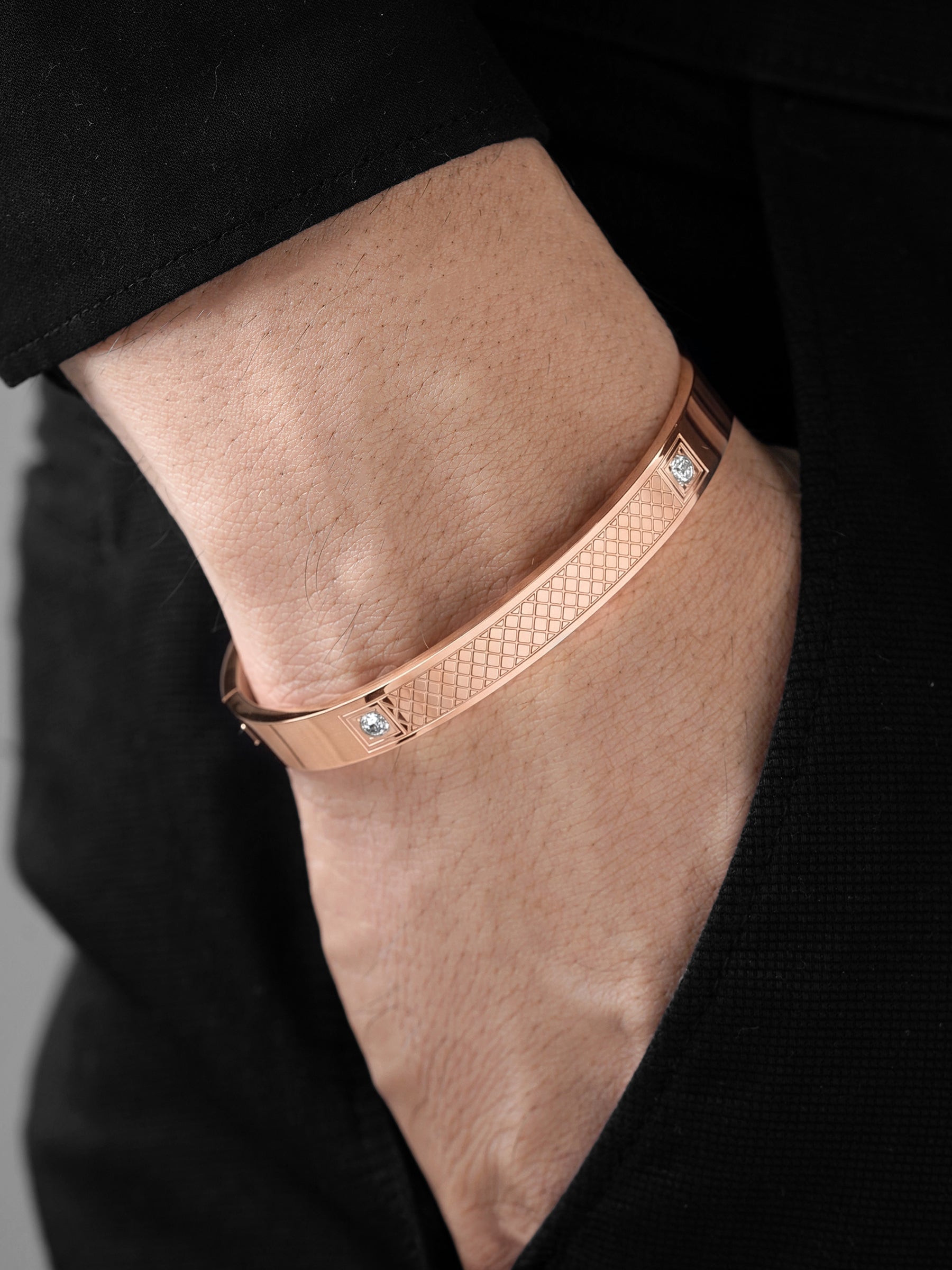 Hector Rosegold Men's Kada