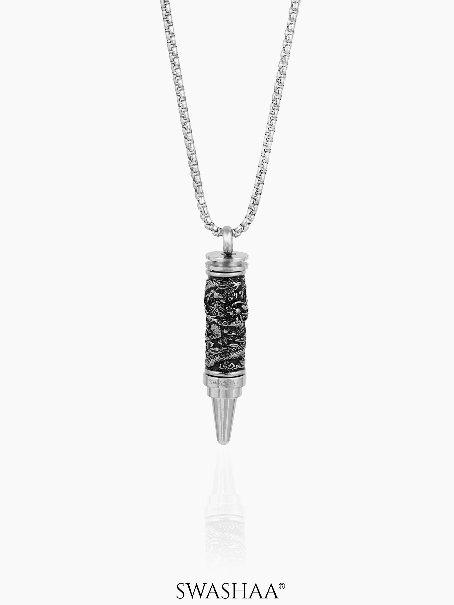Henrik Men's Chain Pendant Silver