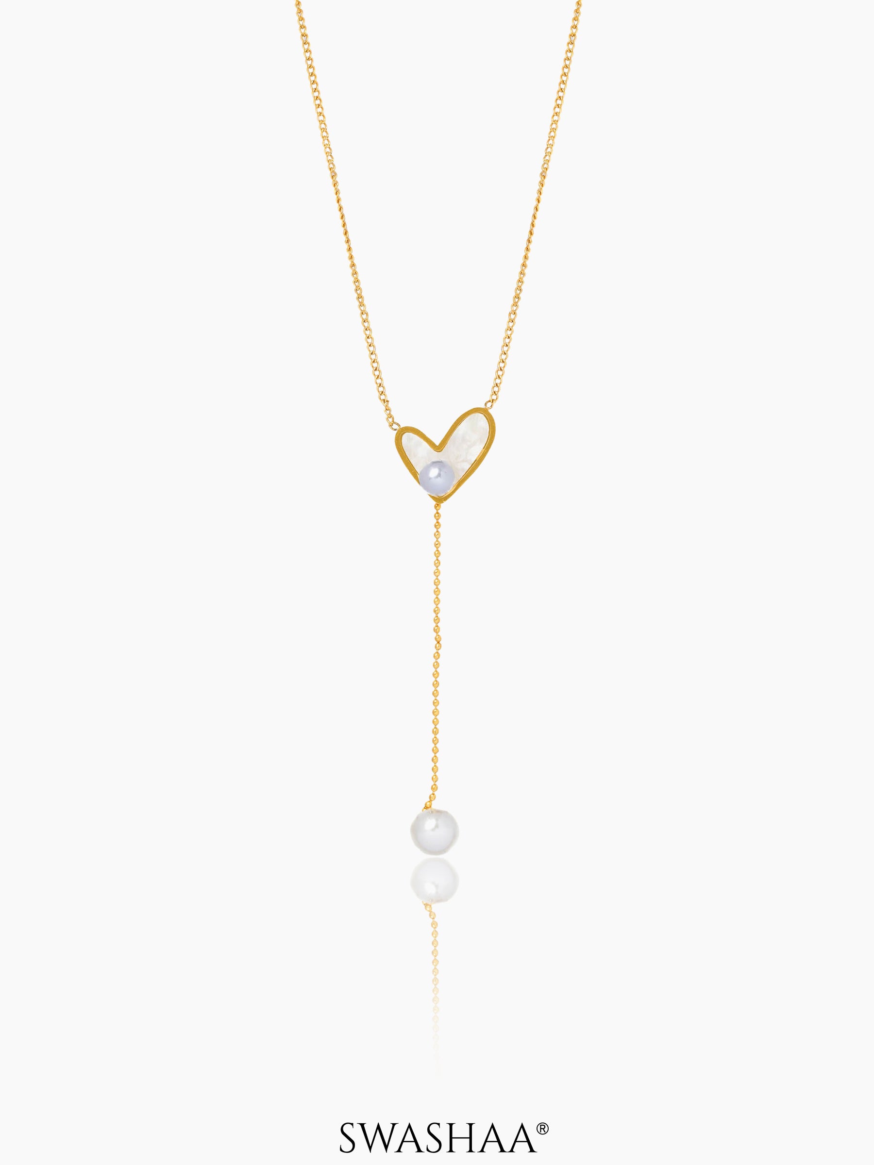 Hestia Heart 18K Gold Plated Necklace Gold