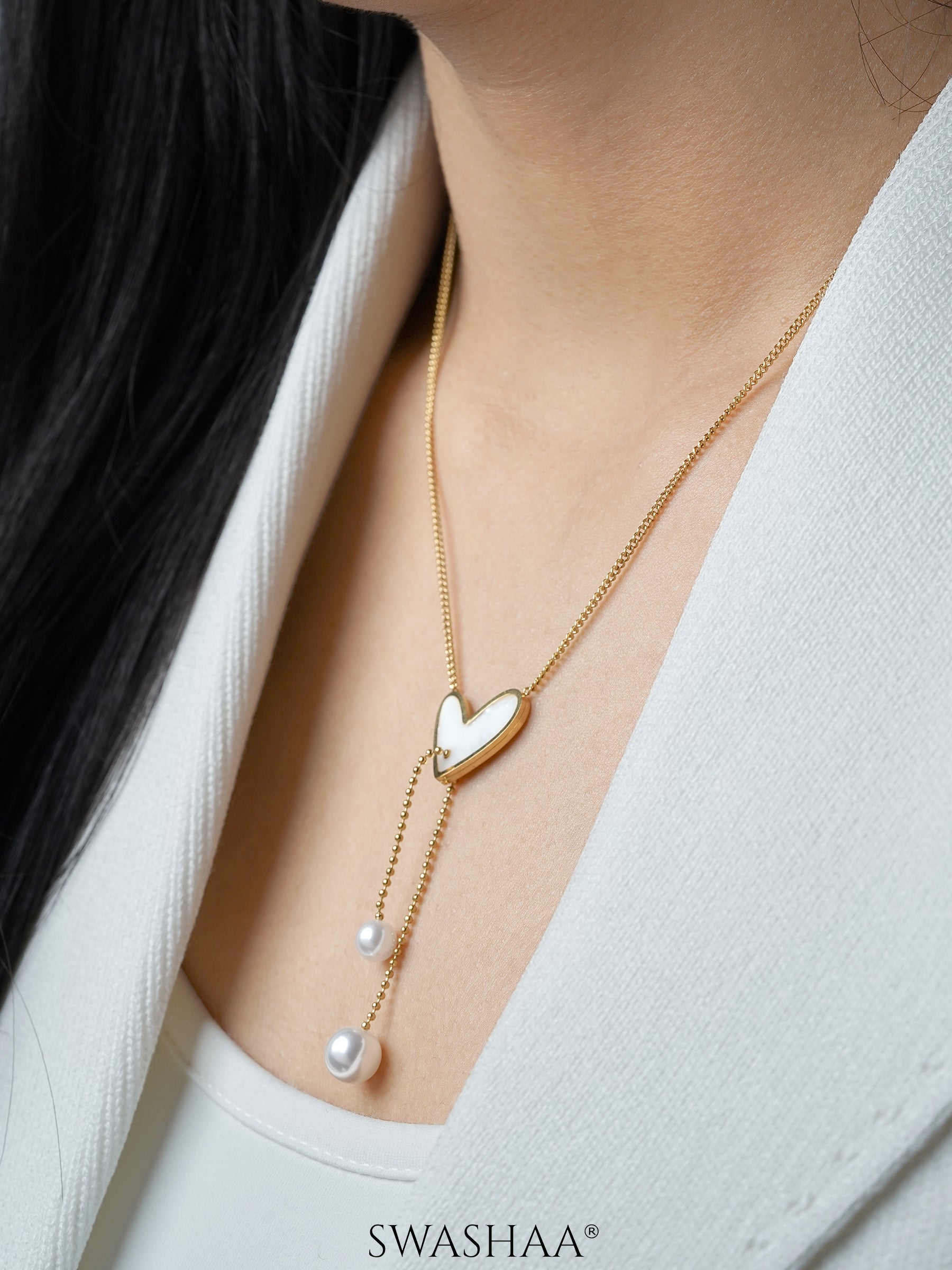 Hestia Heart 18K Gold Plated Necklace