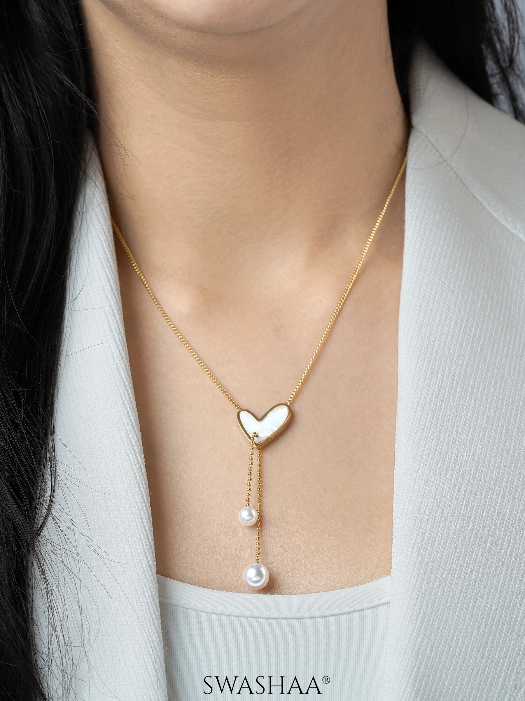 Hestia Heart 18K Gold Plated Necklace