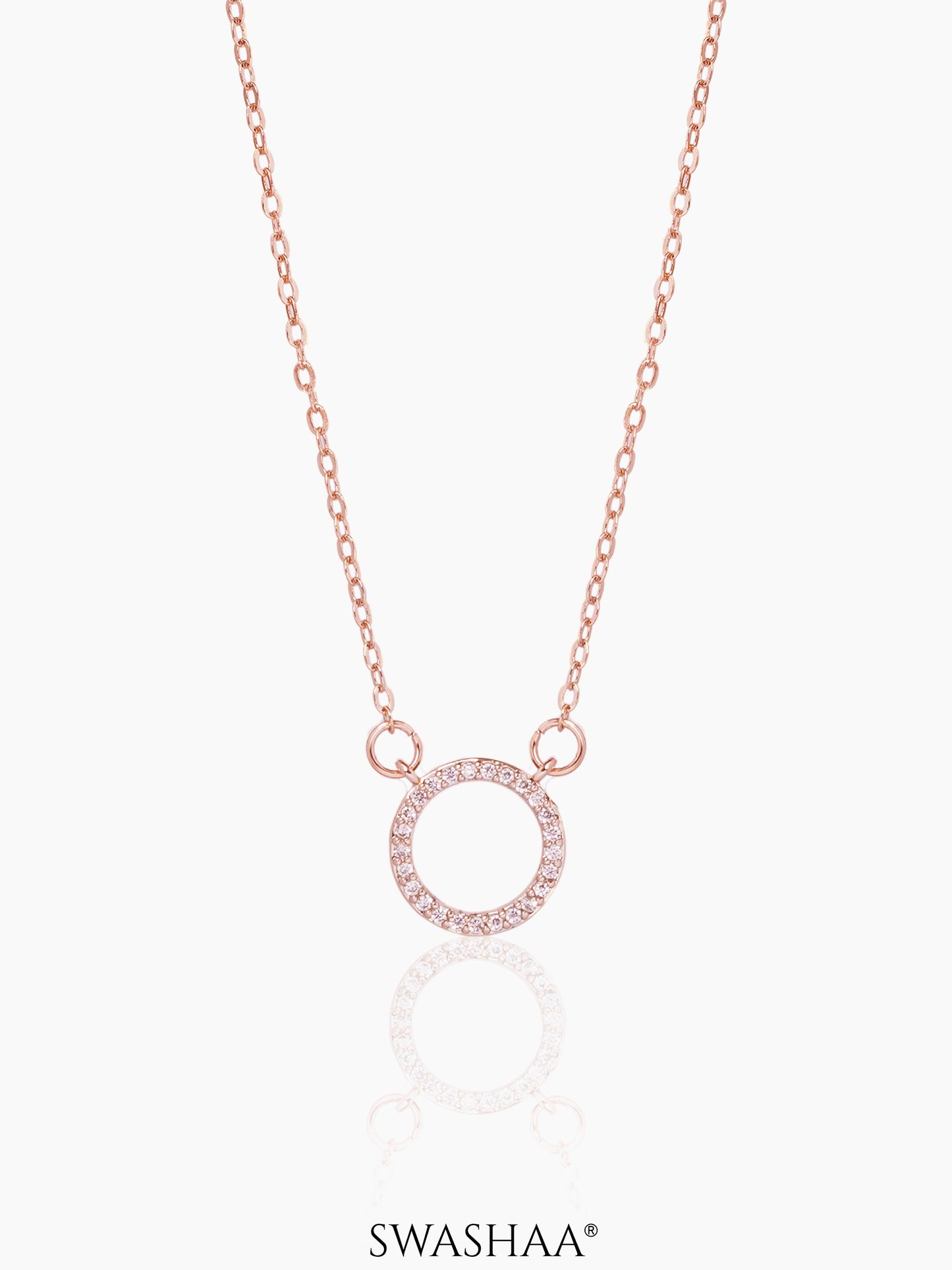 Holo Rosegold Plated Necklace Rose Gold