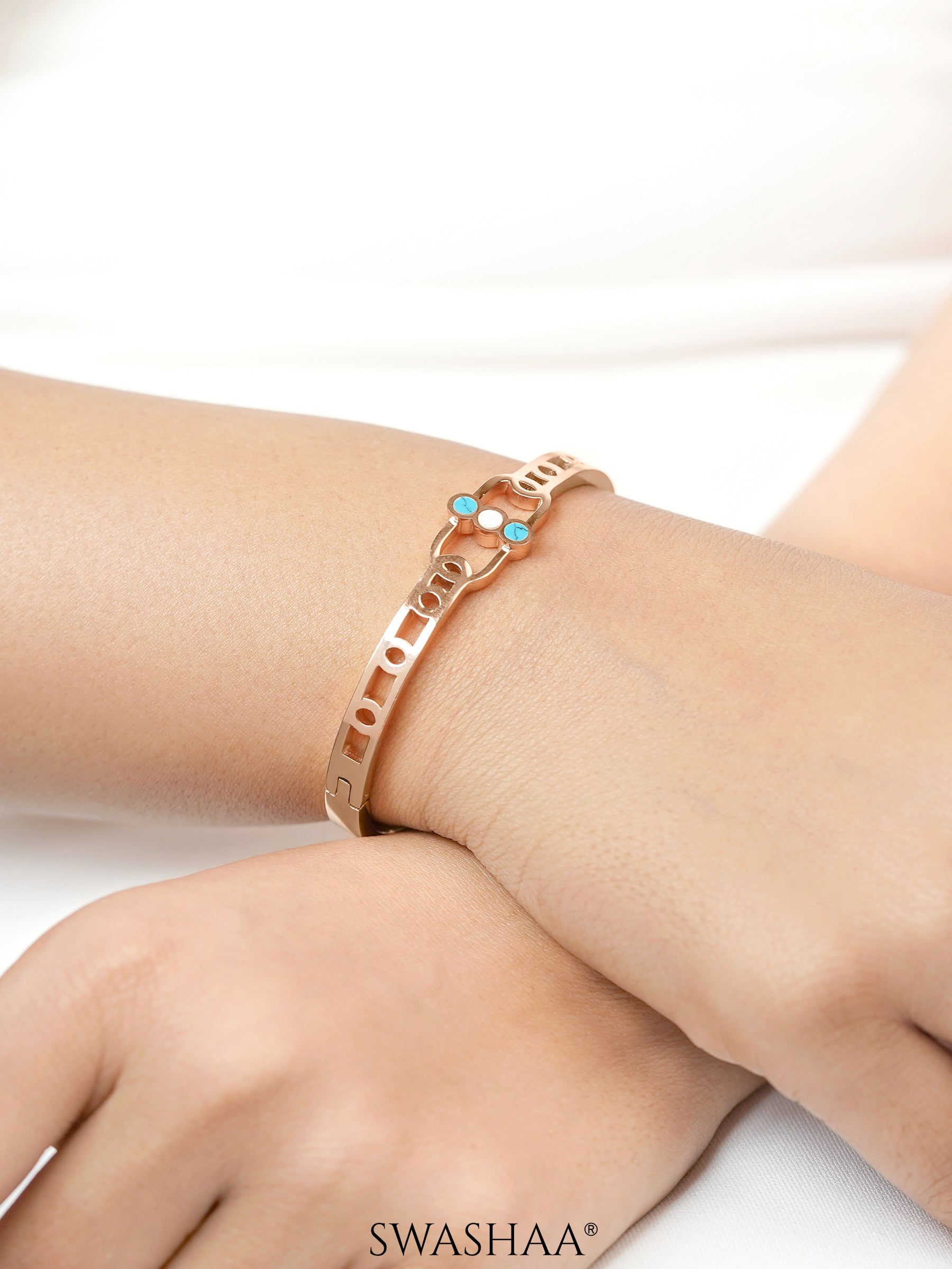 Hylee Rosegold Plated Bracelet