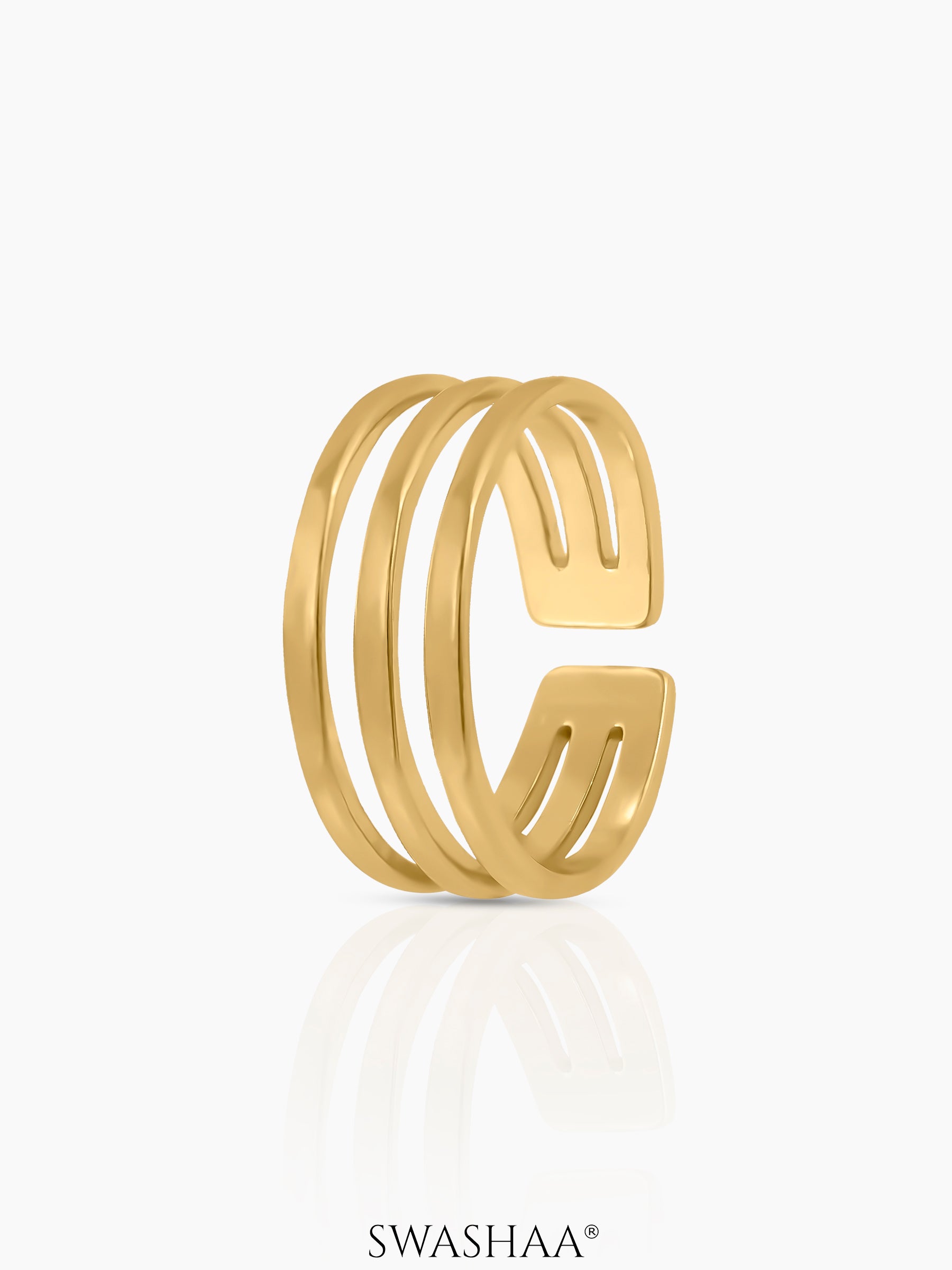 Irya 18K Gold Plated Ring Gold