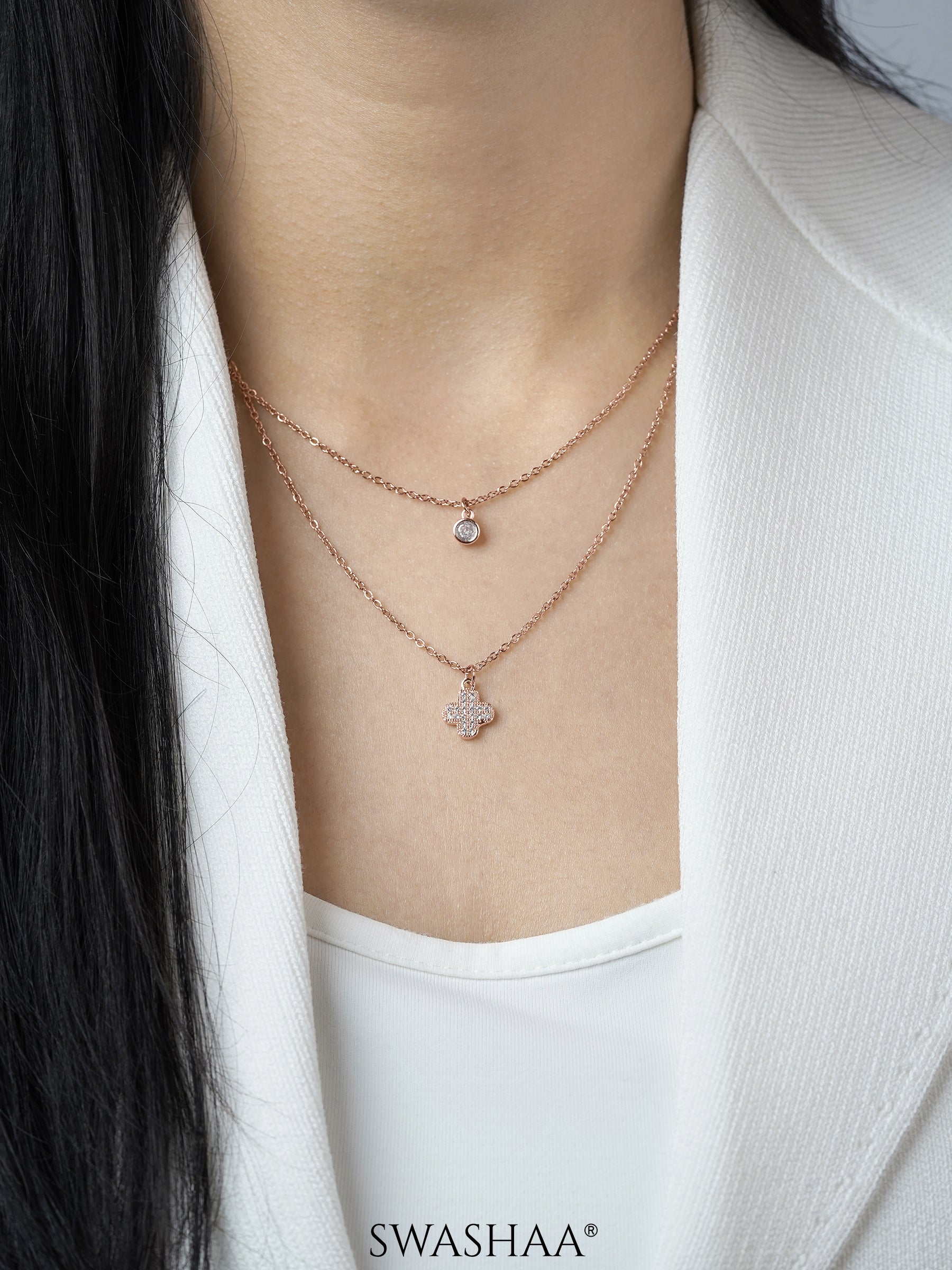 It Girl Rosegold Plated Necklace