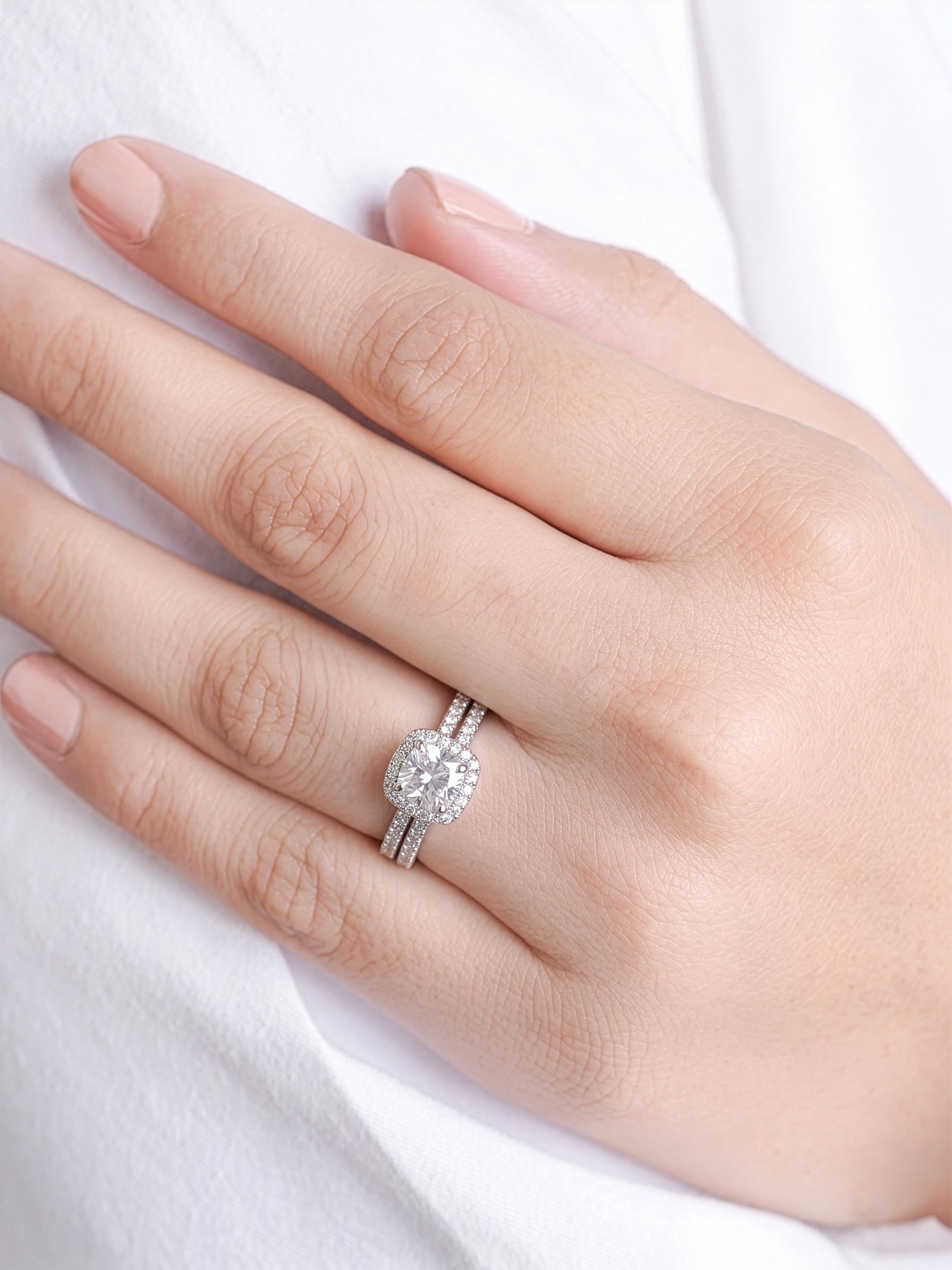 Ivara Cushion Solitaire Ring