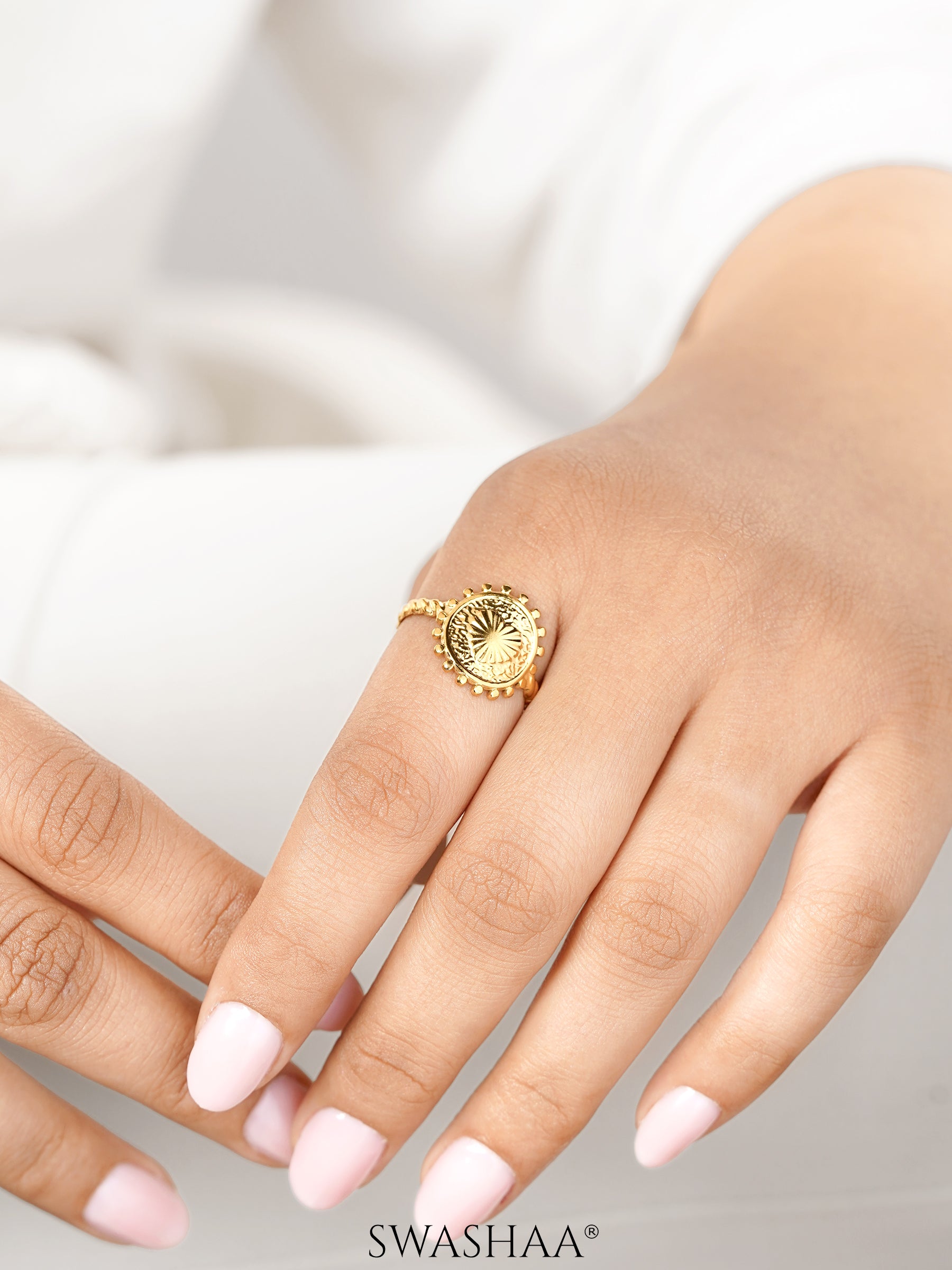 Jemima 18K Gold Plated Ring