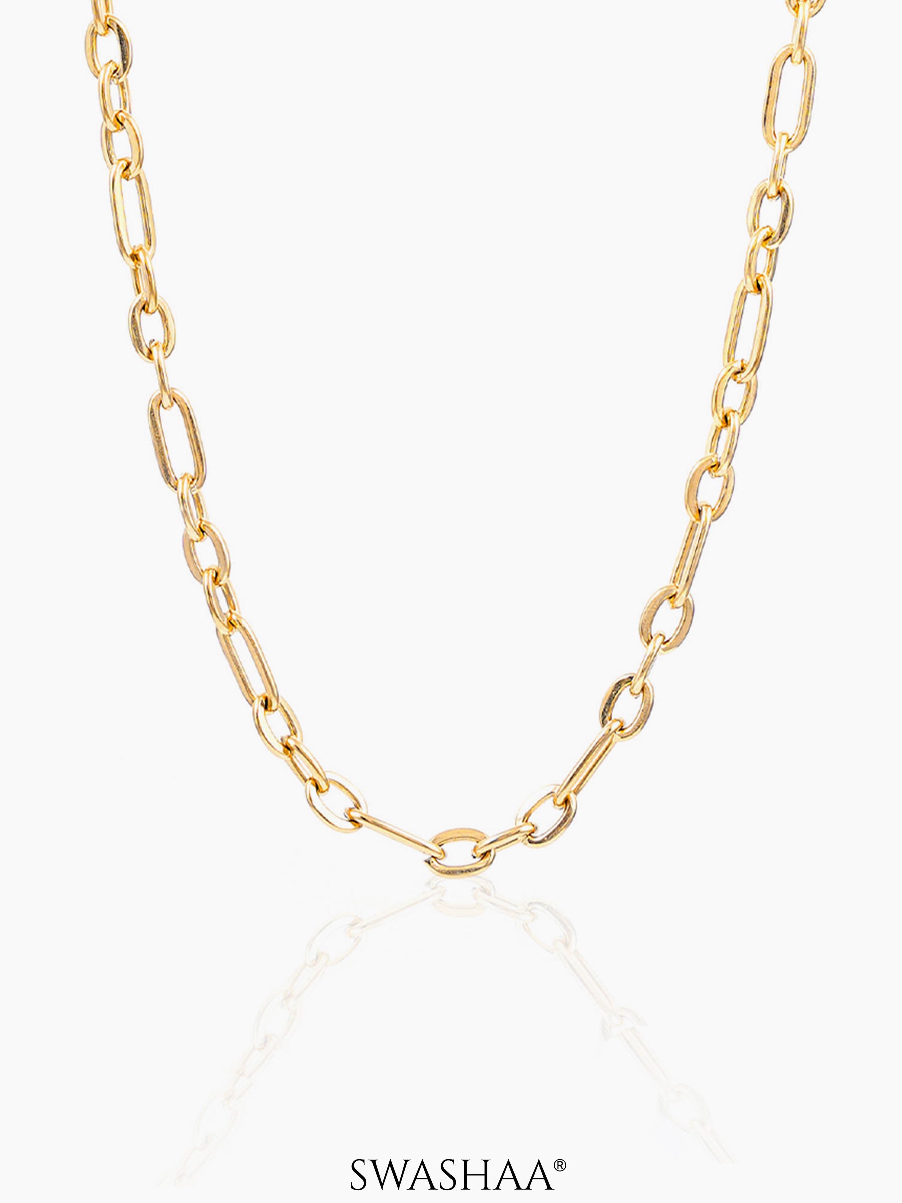 John Men's Chain 18K Gold Plated