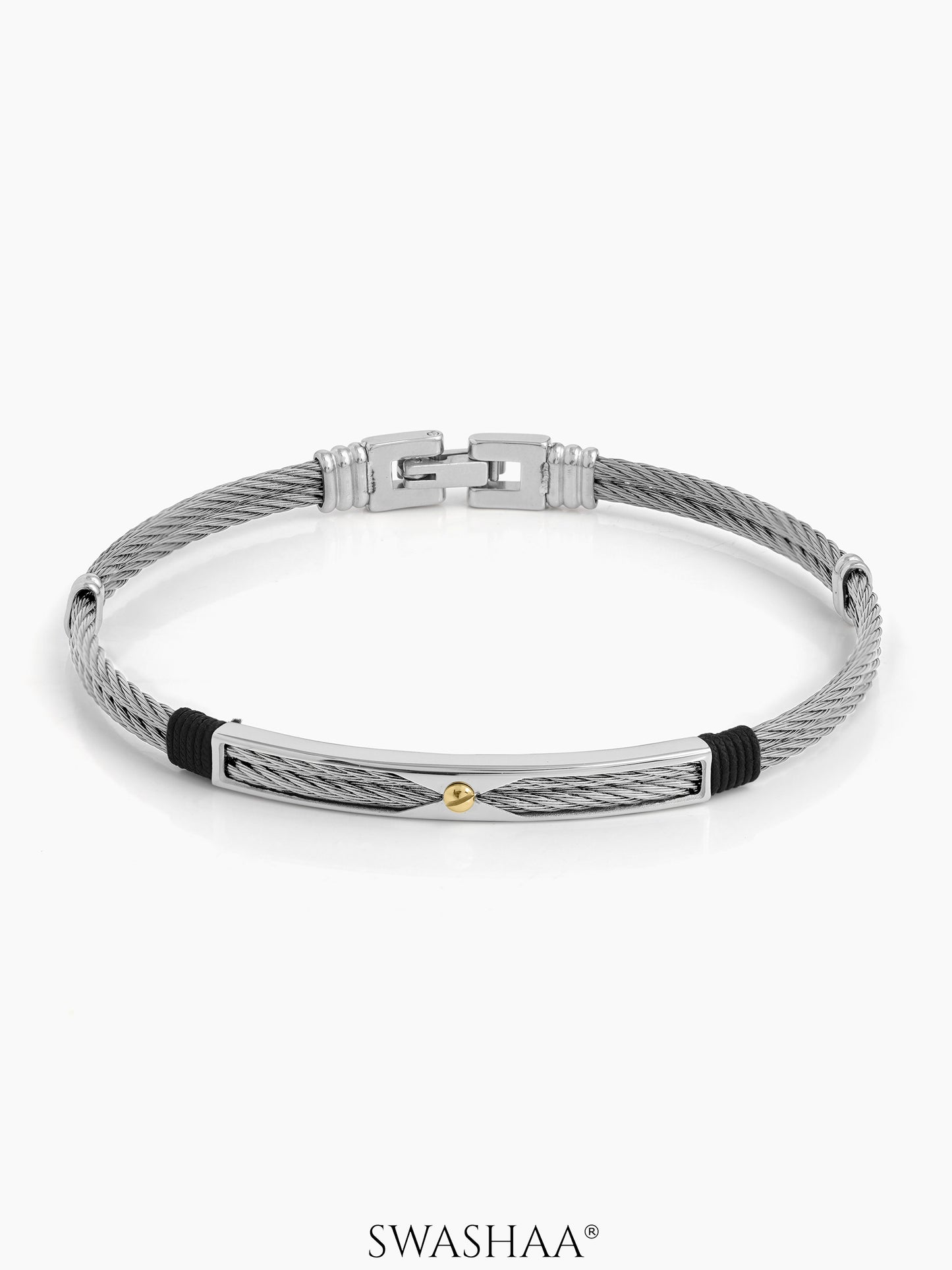 Kaelen Wired Men's Bracelet Silver