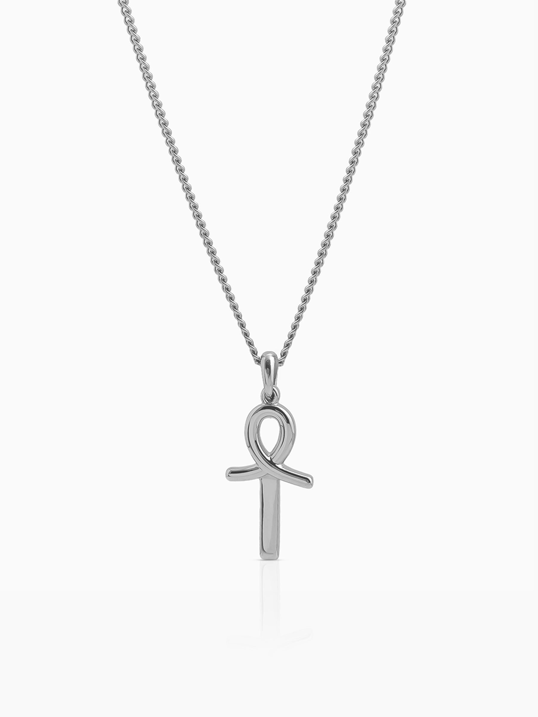 Kaevor Ankh Silver Men’s Chain Pendant Silver
