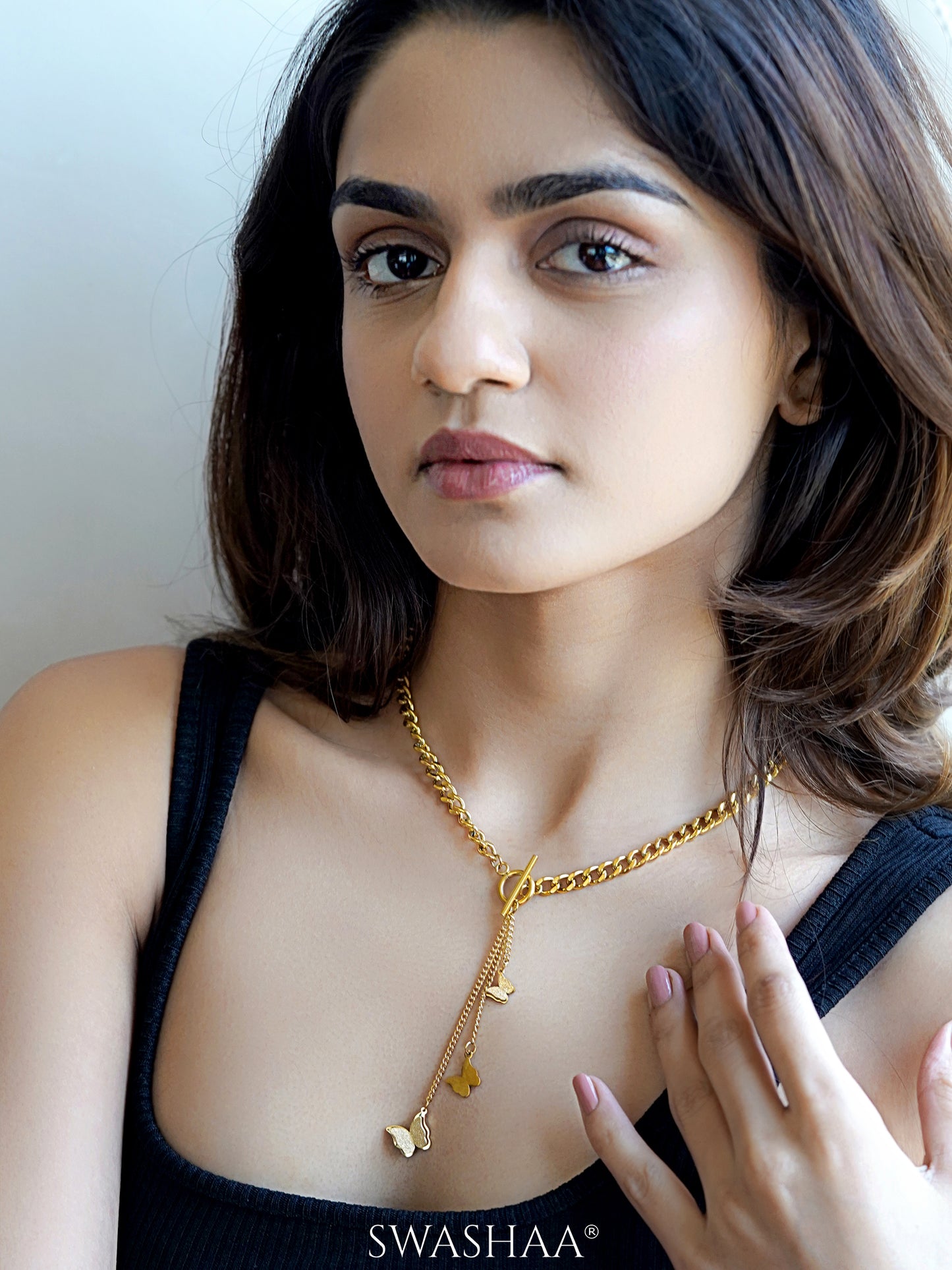 Kenya Butterfly 18K Gold Plated Necklace